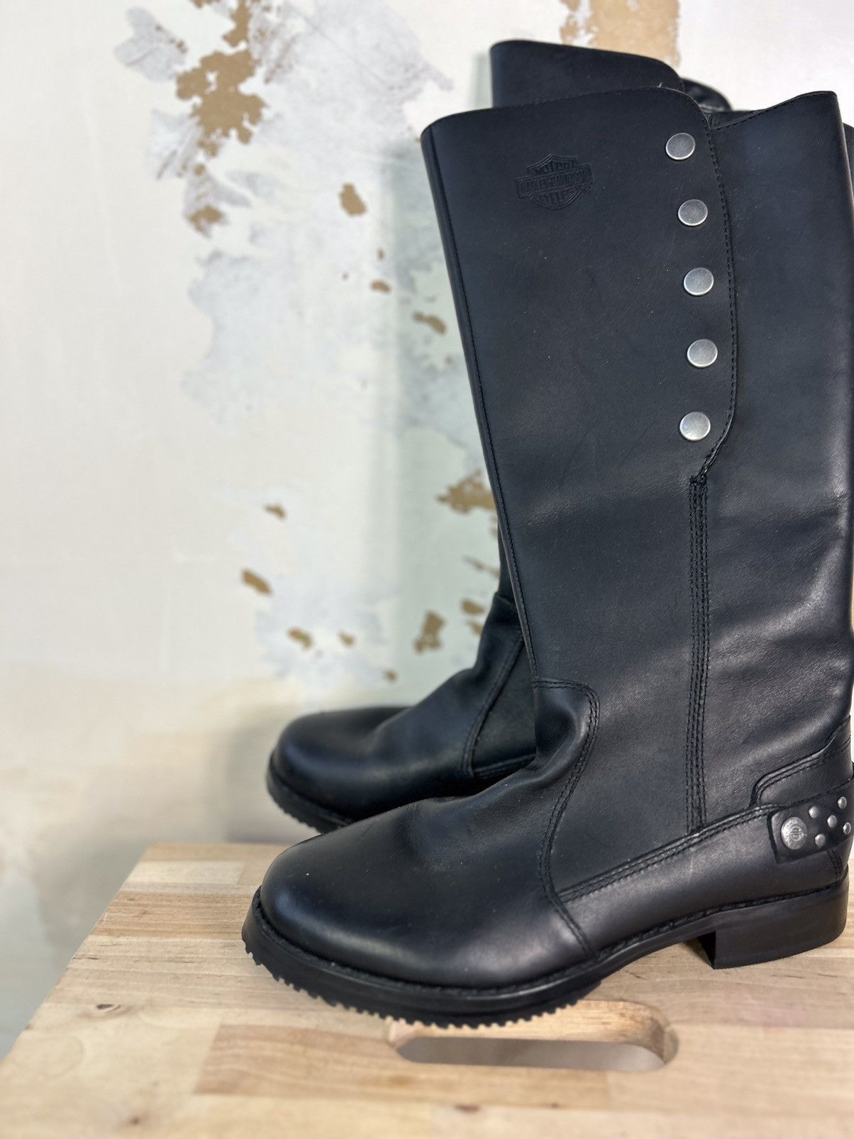 Harley Davidson HARLEY DAVIDSON LEATHER BOOTS Size US 6 / IT 36 - 4 Thumbnail