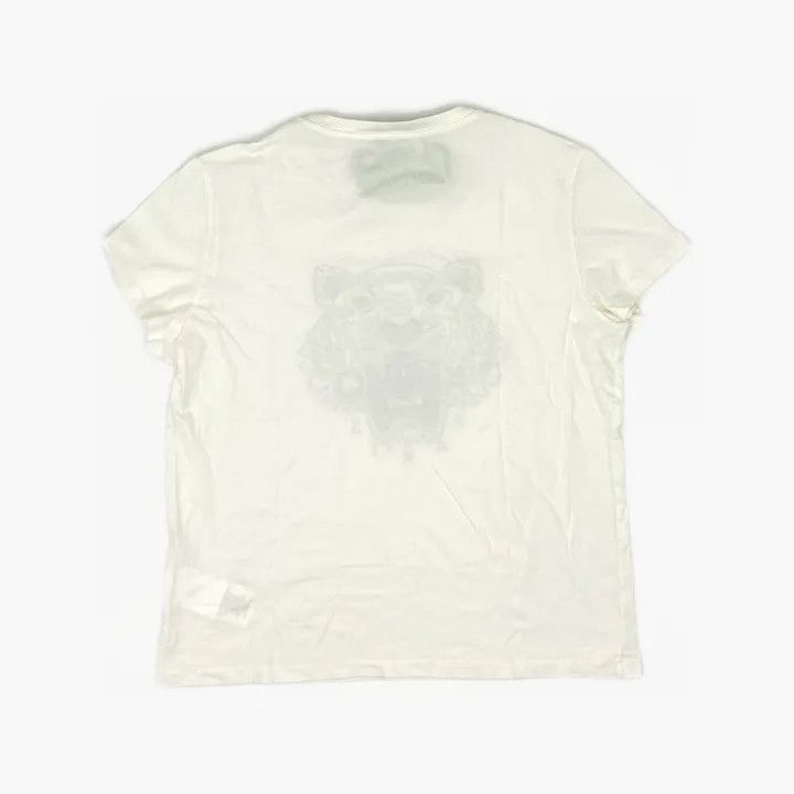 Kenzo KENZO White Tiger Print Short Sleeve T-Shirt -2507 Size XL / US 12-14 / IT 48-50 - 3 Thumbnail