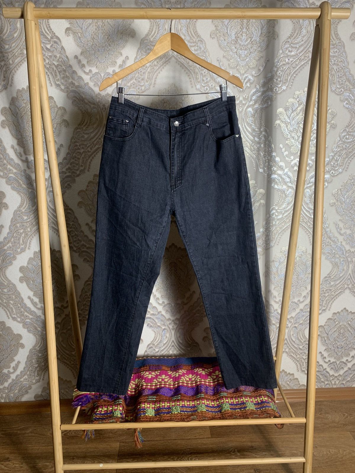 Emporio Armani VINTAGE EMPORIO ARMANI DENIM JEANS ITALIAN DESIGNER Y2K 90s Size US 38 / EU 54 - 2 Thumbnail