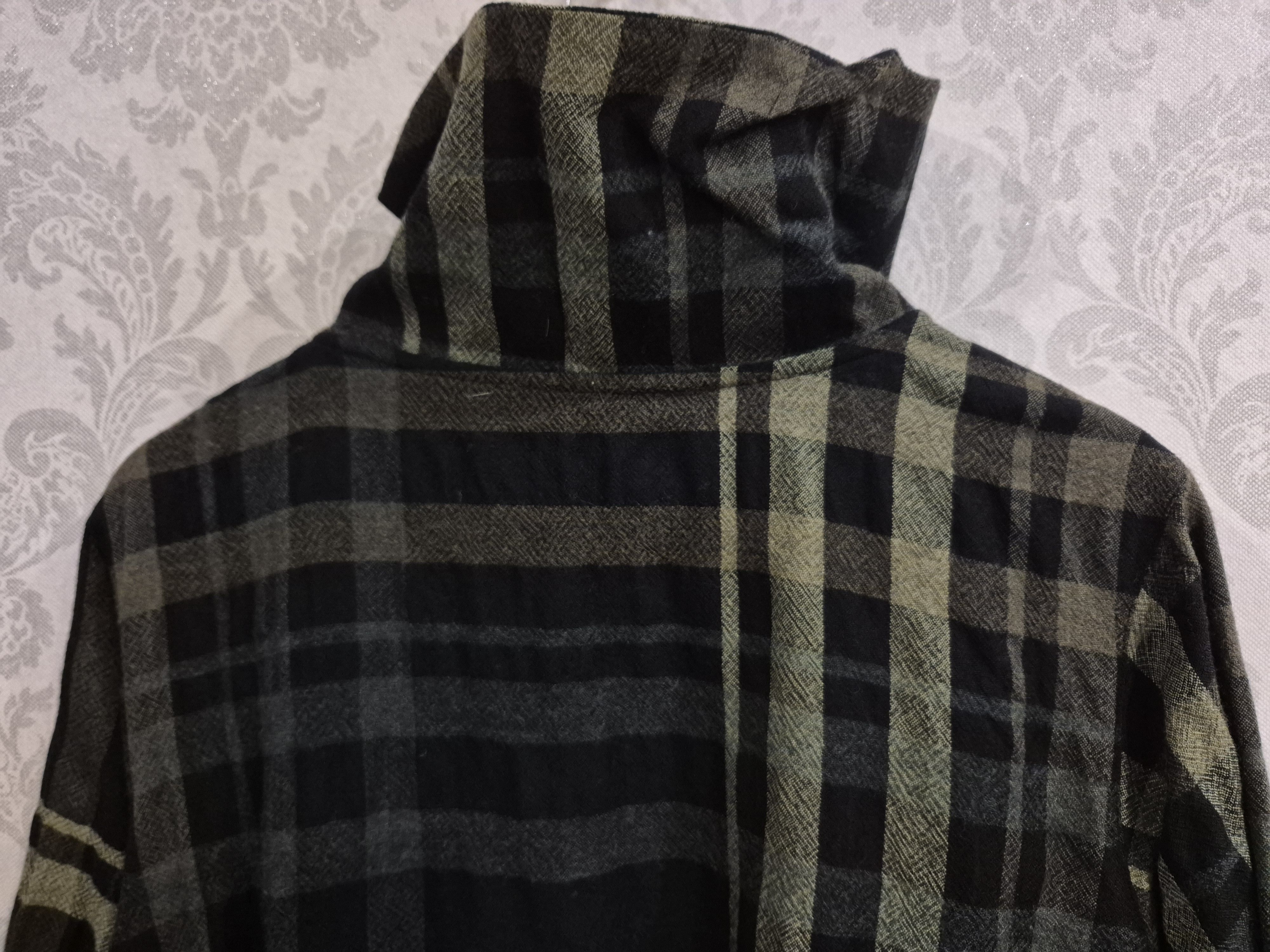 Japanese Brand Ji U Sensounico Matsuo International 100% Wool Plaid Dress Size M / US 6-8 / IT 42-44 - 3 Thumbnail
