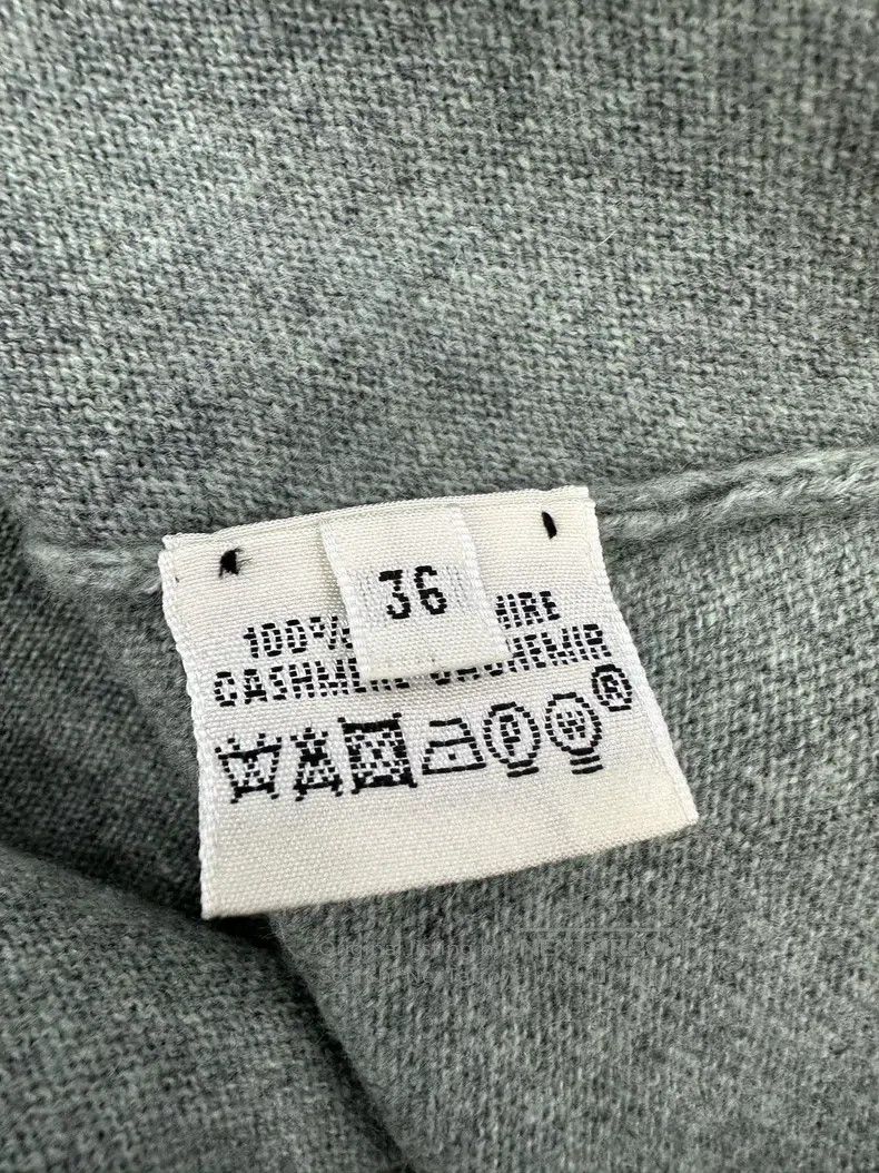 Hermes Hermes Pure cashmere bat gray sweater Size XS / US 0-2 / IT 36-38 - 4 Thumbnail