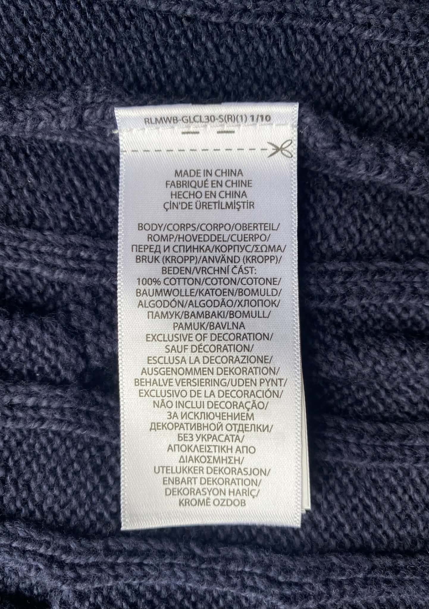 Polo Ralph Lauren Polo Ralph Lauren Navy Blue Cable Knit 1/4 Zip Jumper Size US M / EU 48-50 / 2 - 6 Thumbnail