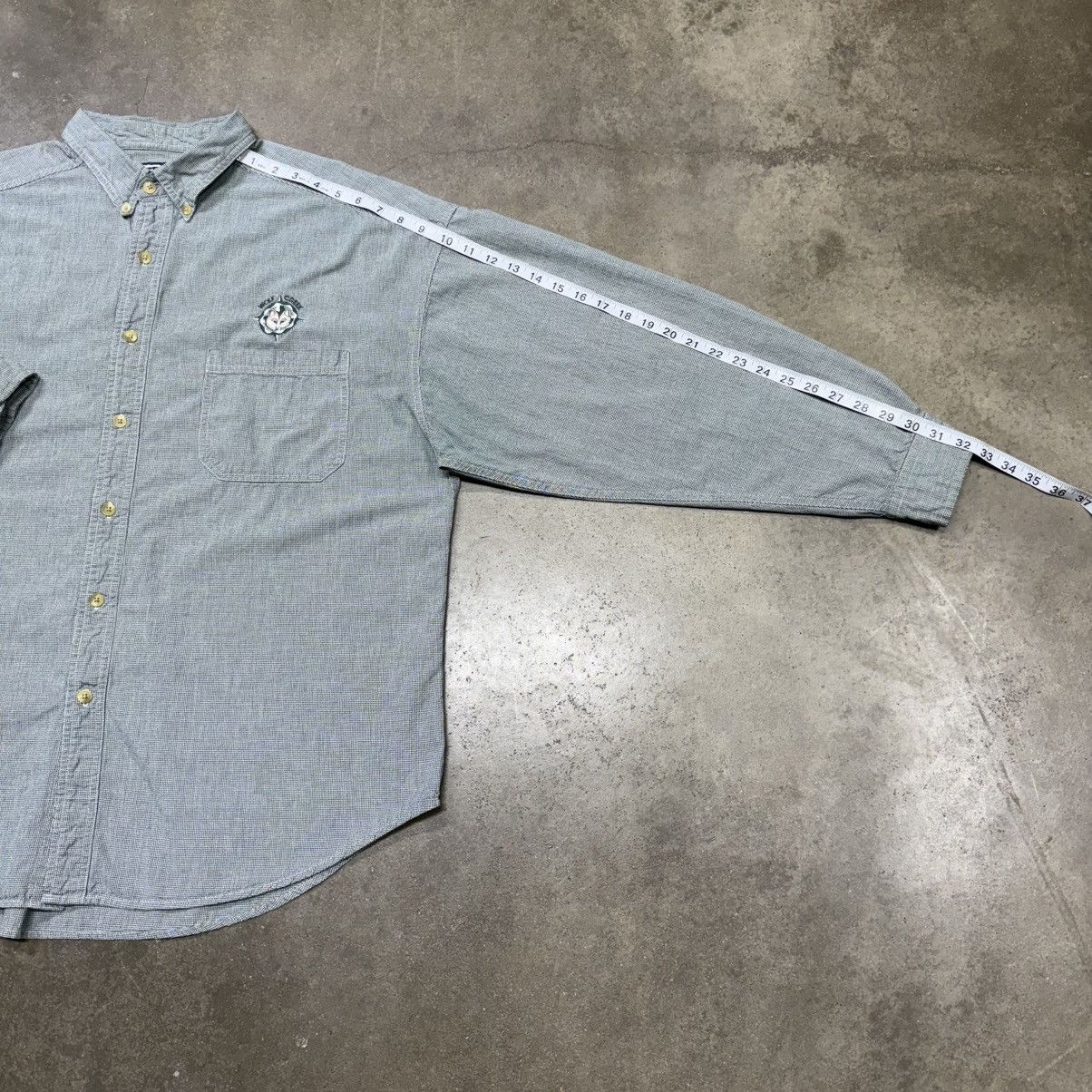 Lee Vintage Lee Wolf Creek Embroidered Button Up Shirt Size US XXL / EU 58 / 5 - 7 Thumbnail