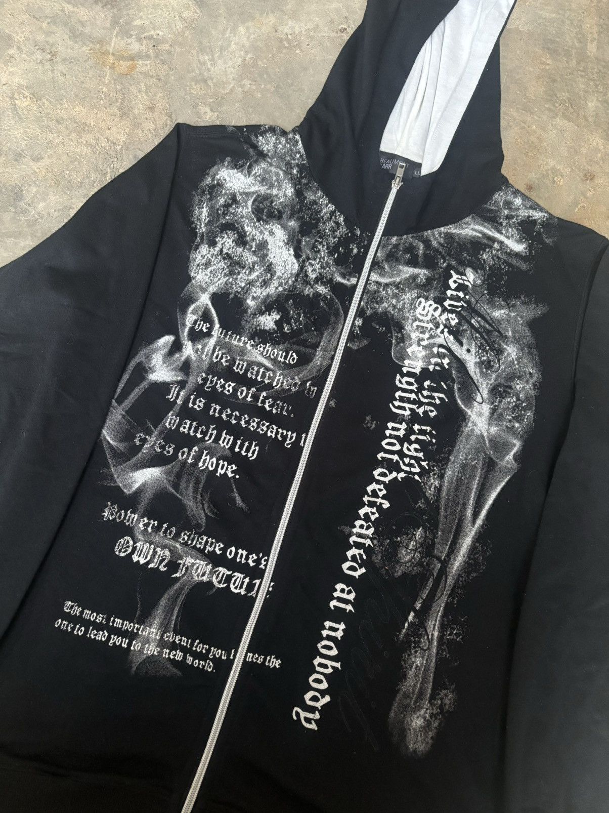 If Six Was Nine × Japanese Brand × Le Grande Bleu (L.G.B.) Beaumont Carr Ifsixwasnine Lgb Style Hoodie Size US L / EU 52-54 / 3 - 6 Thumbnail