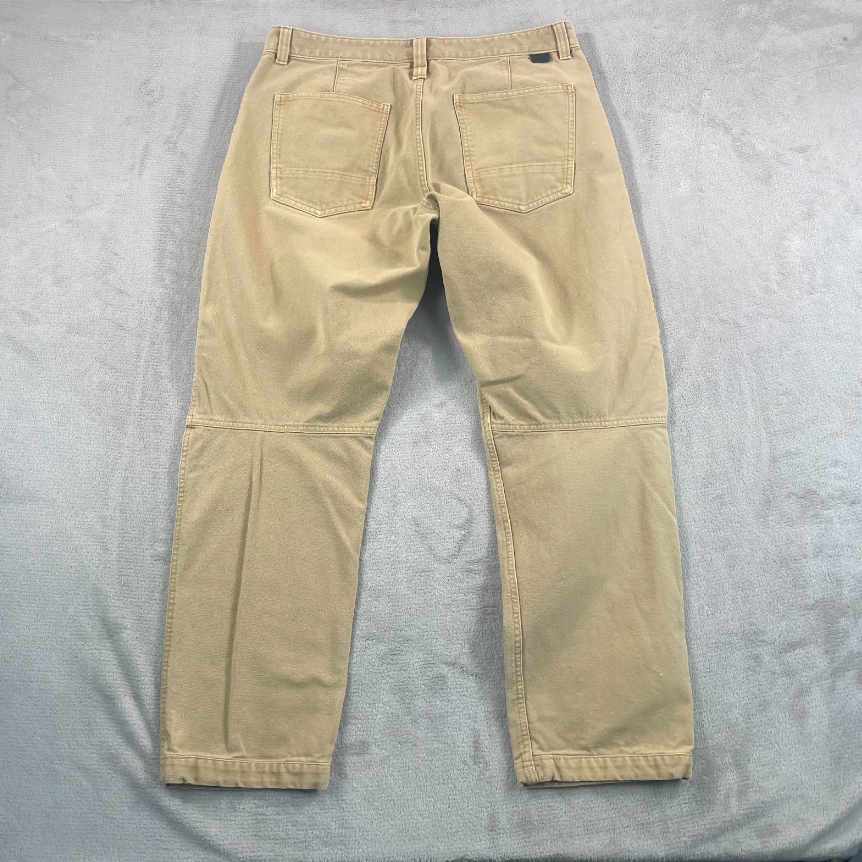 The North Face The North Face Campfire Pants Men 36x31 Beige Canvas Articulated Knee Hike Climb Size US 36 / EU 52 - 5 Thumbnail
