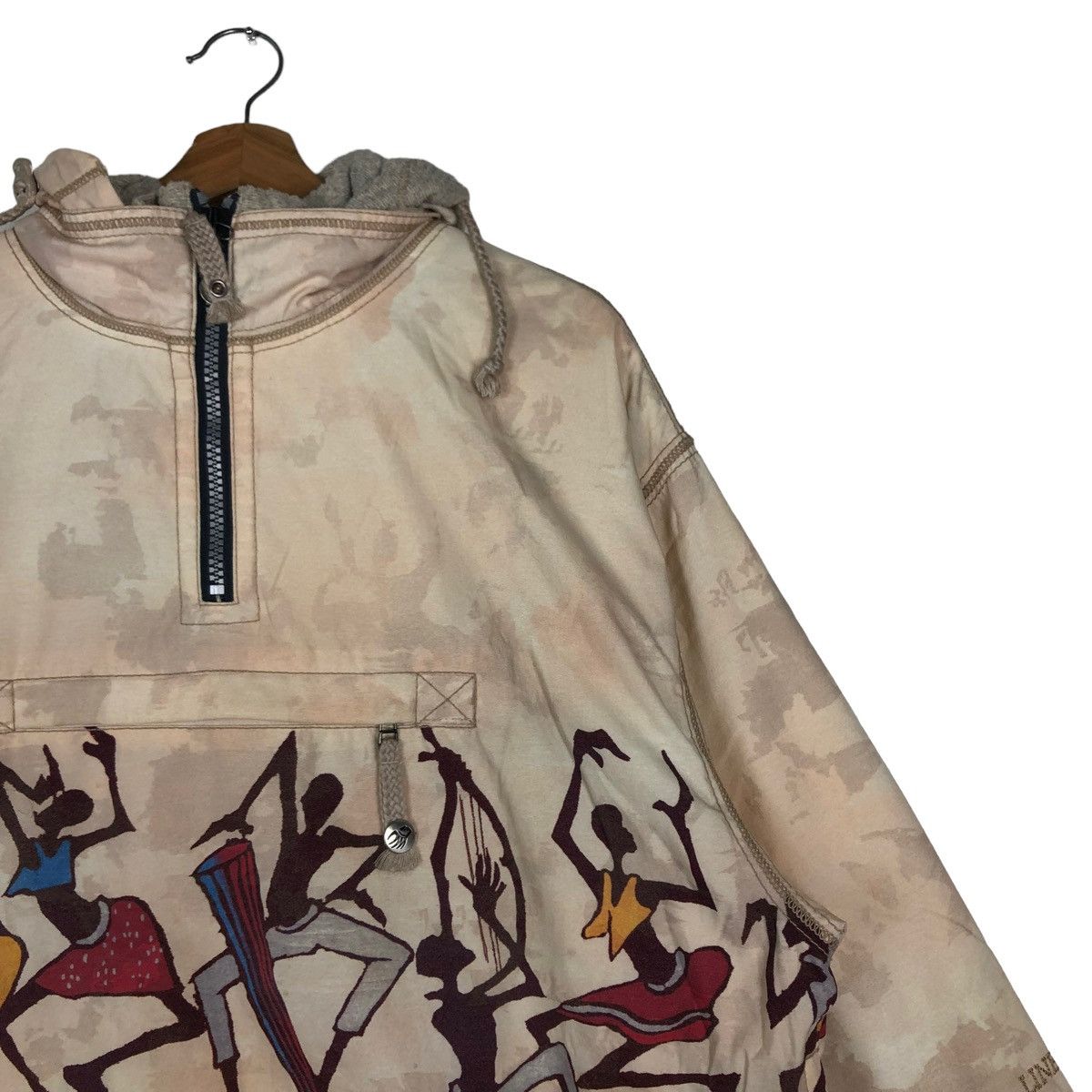 Japanese Brand 🔥VTG ANORAK HUNTING JACKET NAVAJO DESIGN LINEA PALIO ITALY Size US L / EU 52-54 / 3 - 7 Thumbnail
