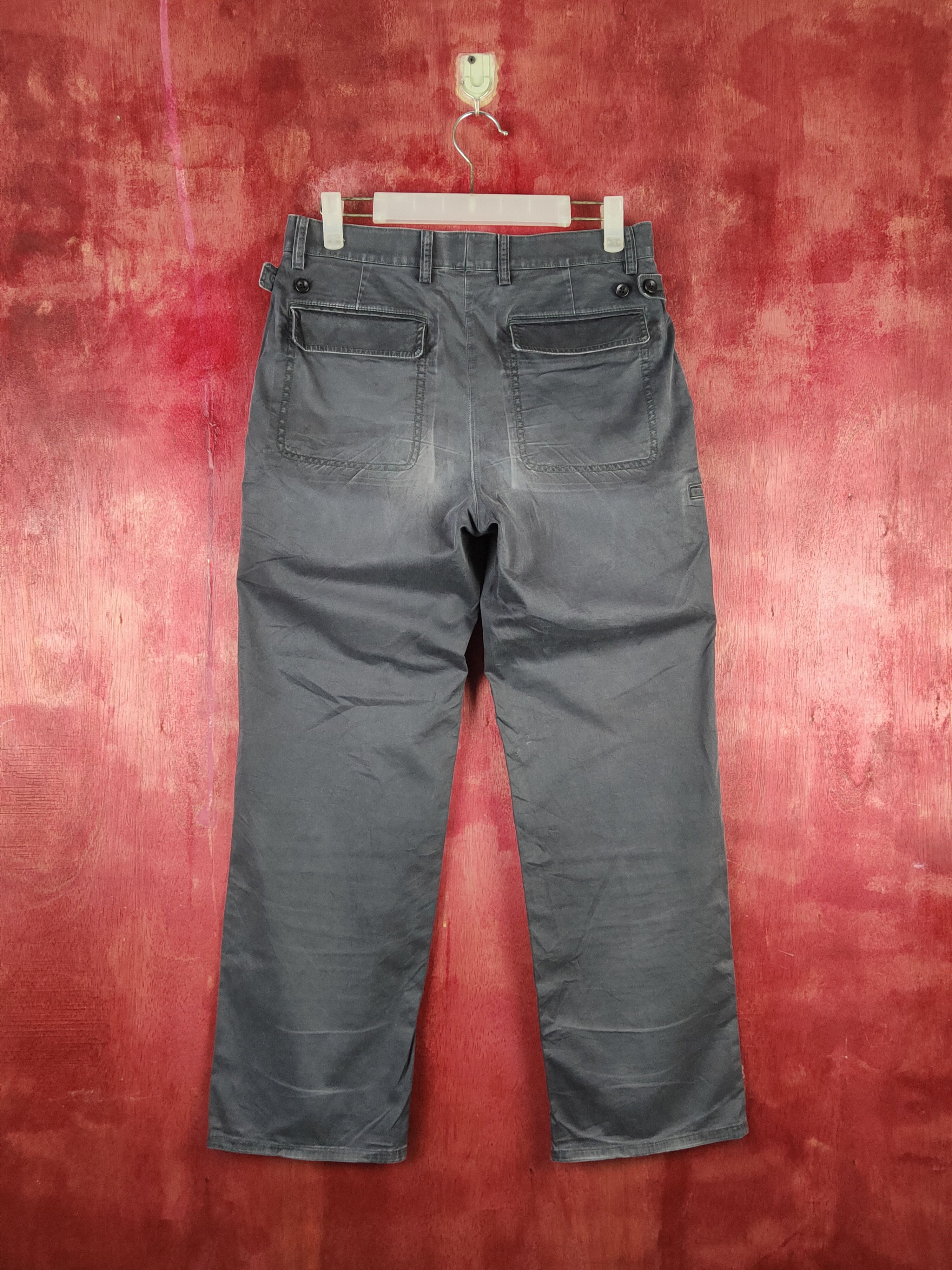 Japanese Brand Mind Free Gray Faded Multipocket Tactical Cargo Pants #S1723 Size US 30 / EU 46 - 7 Thumbnail