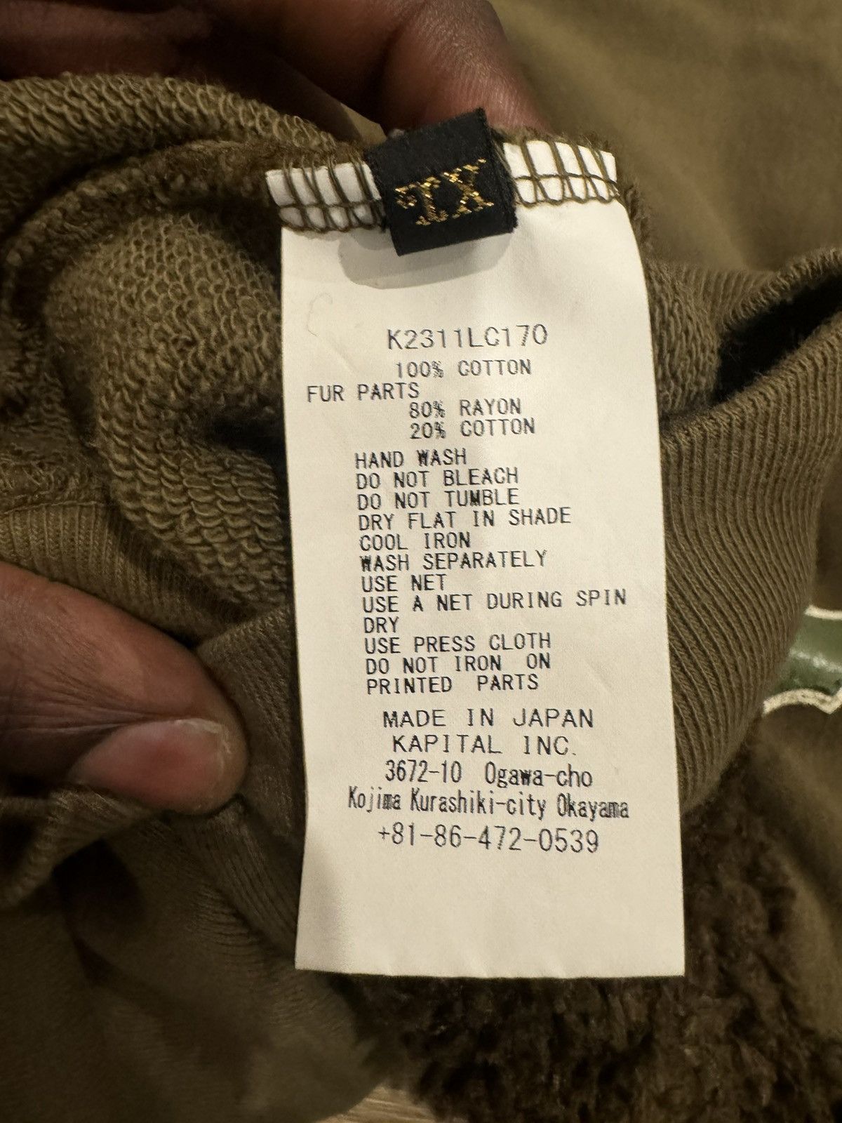 Kapital Kapital Fur Kountry Sweatshirt Size US XL / EU 56 / 4 - 3 Thumbnail