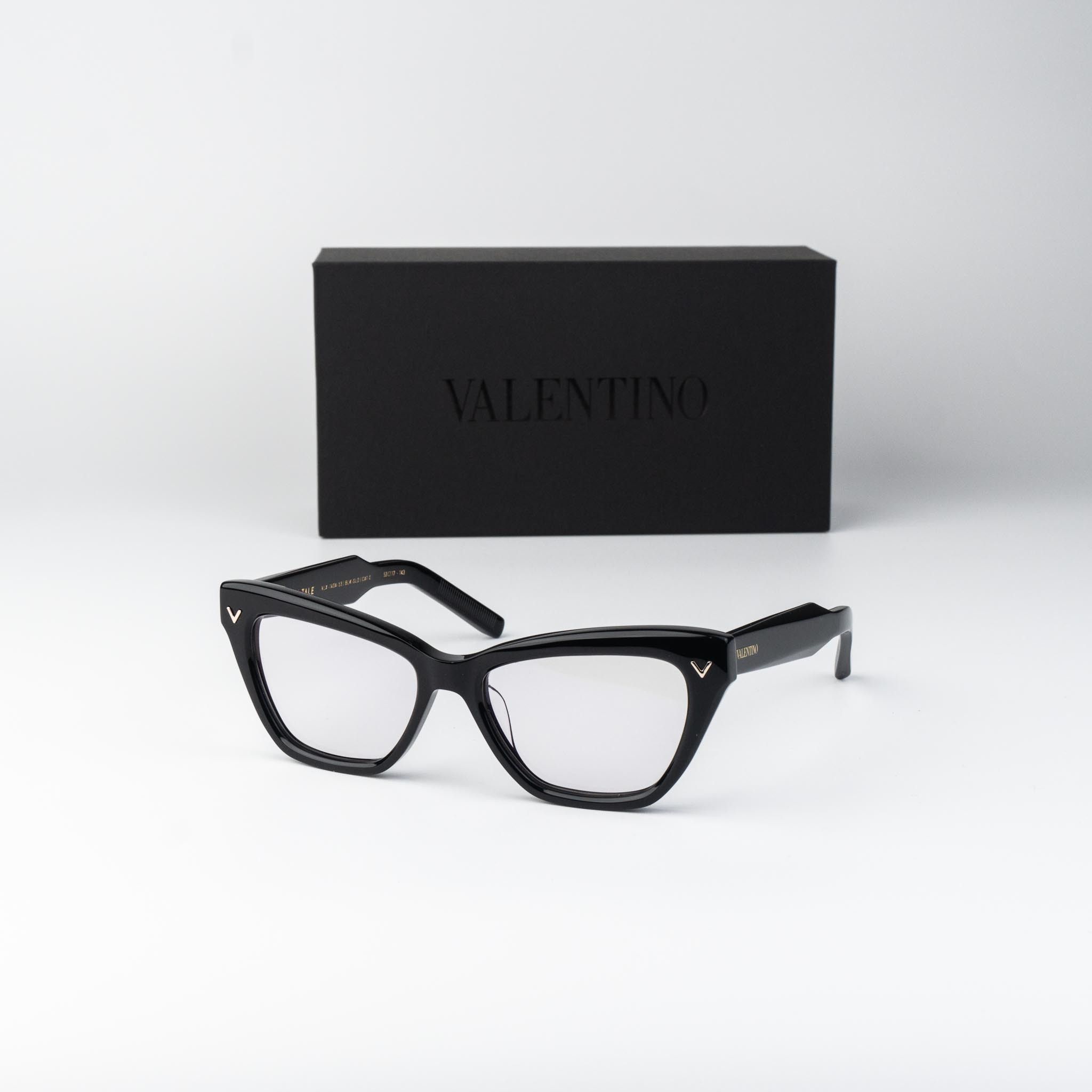 Valentino Valentino Women Eyeglasses Black Cat Eye V-TALE VLX-140 A Size ONE SIZE - 1 Thumbnail