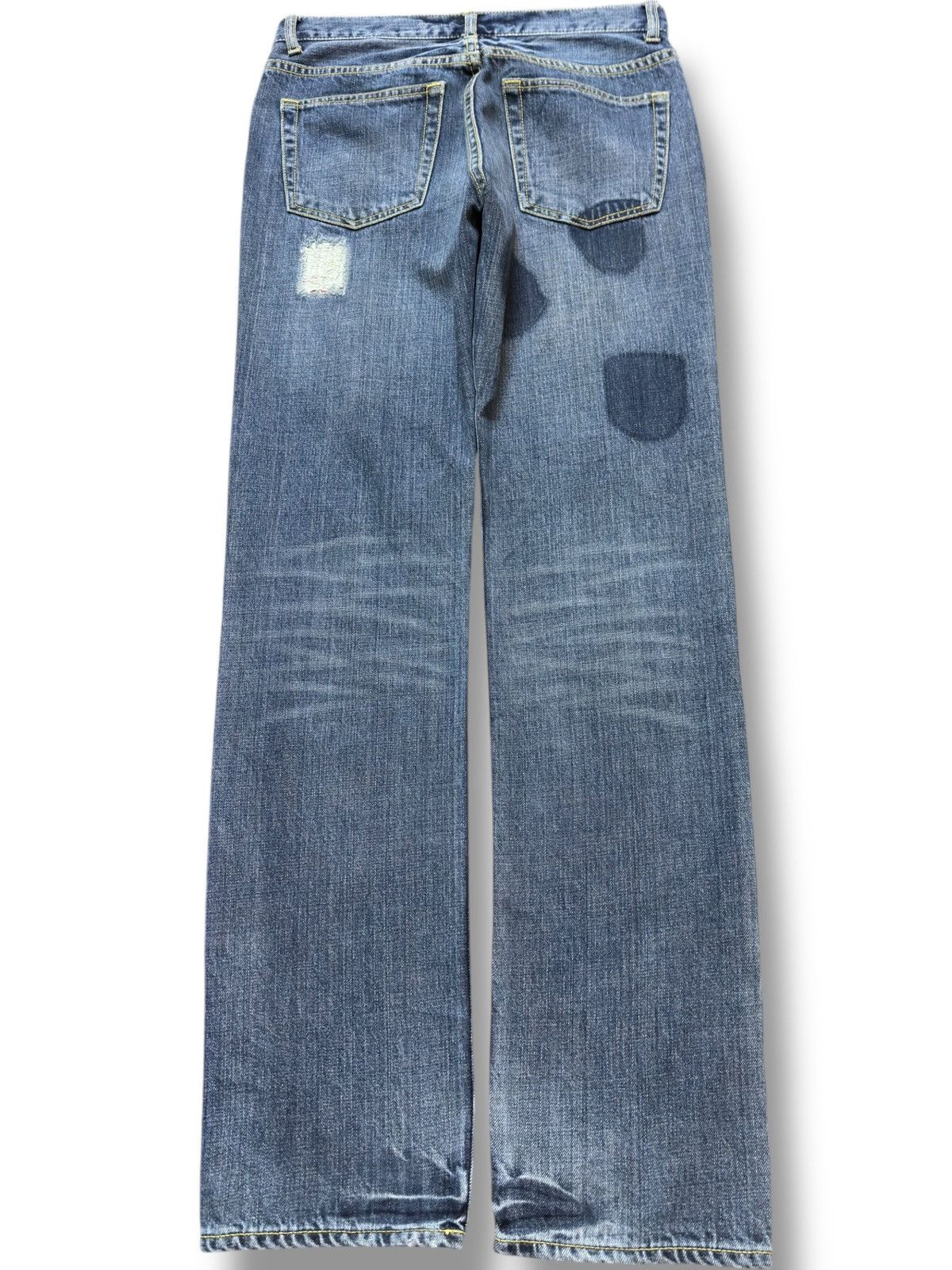 Takeo Kikuchi Vintage Takeo Kikuchi Ripped Grunge Dot Denim Size US 30 / EU 46 - 5 Thumbnail