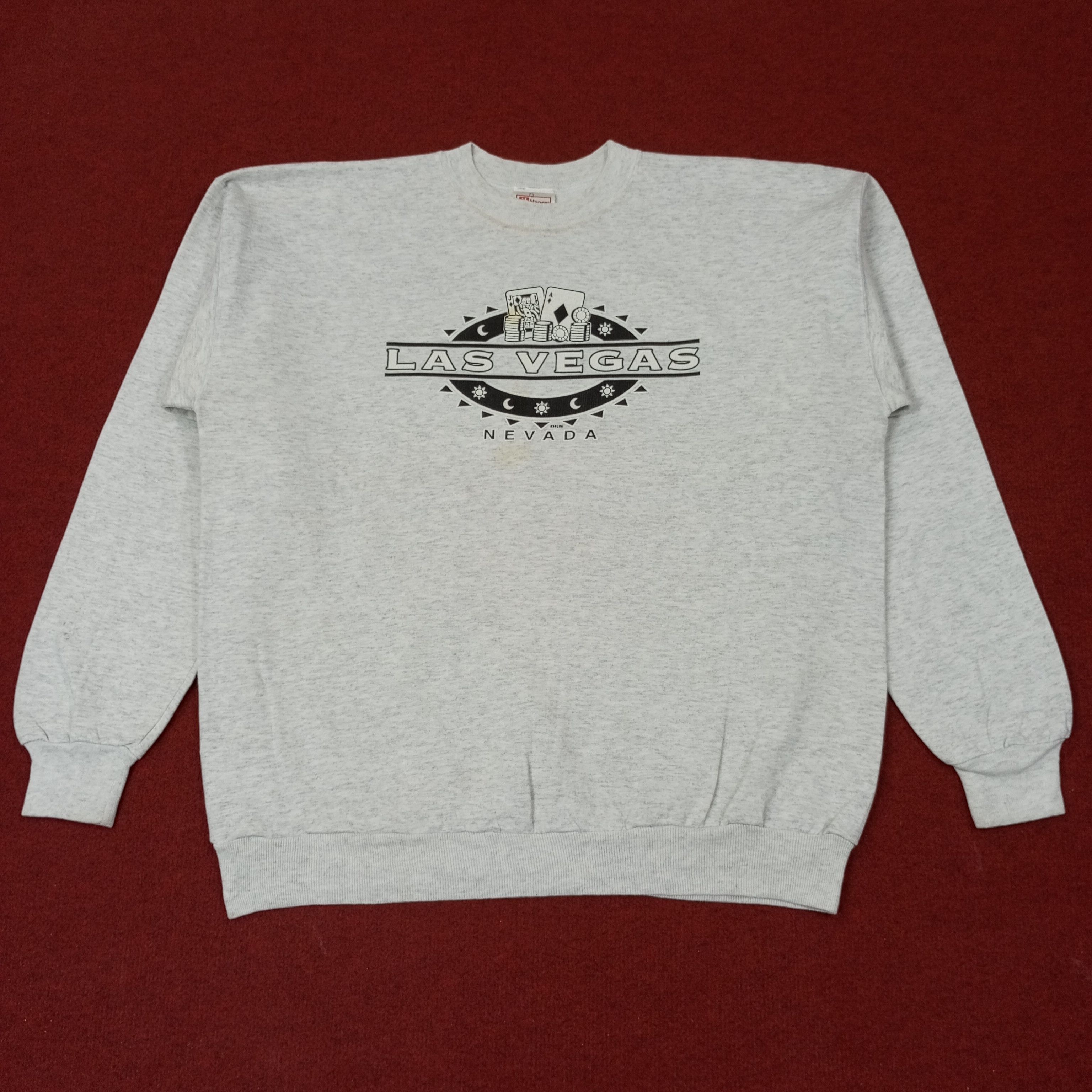 Vintage Las Vegas Nevada Streetwear Sweatshirt c225n22 Size US L / EU 52-54 / 3 - 1 Thumbnail