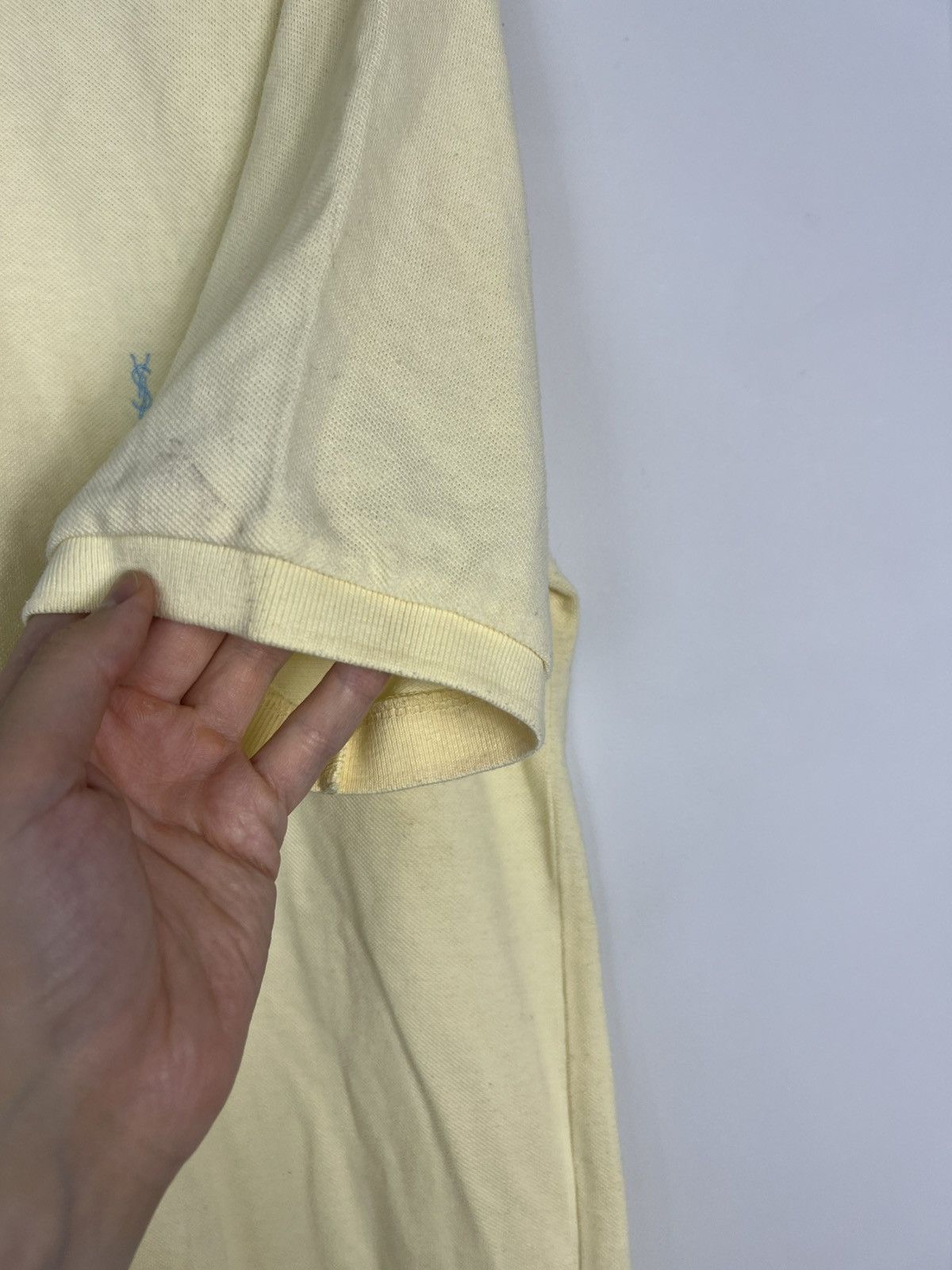 Yves Saint Laurent Polo Shirt Yves Saint Laurent Yellow Small Logo Size US M / EU 48-50 / 2 - 4 Thumbnail
