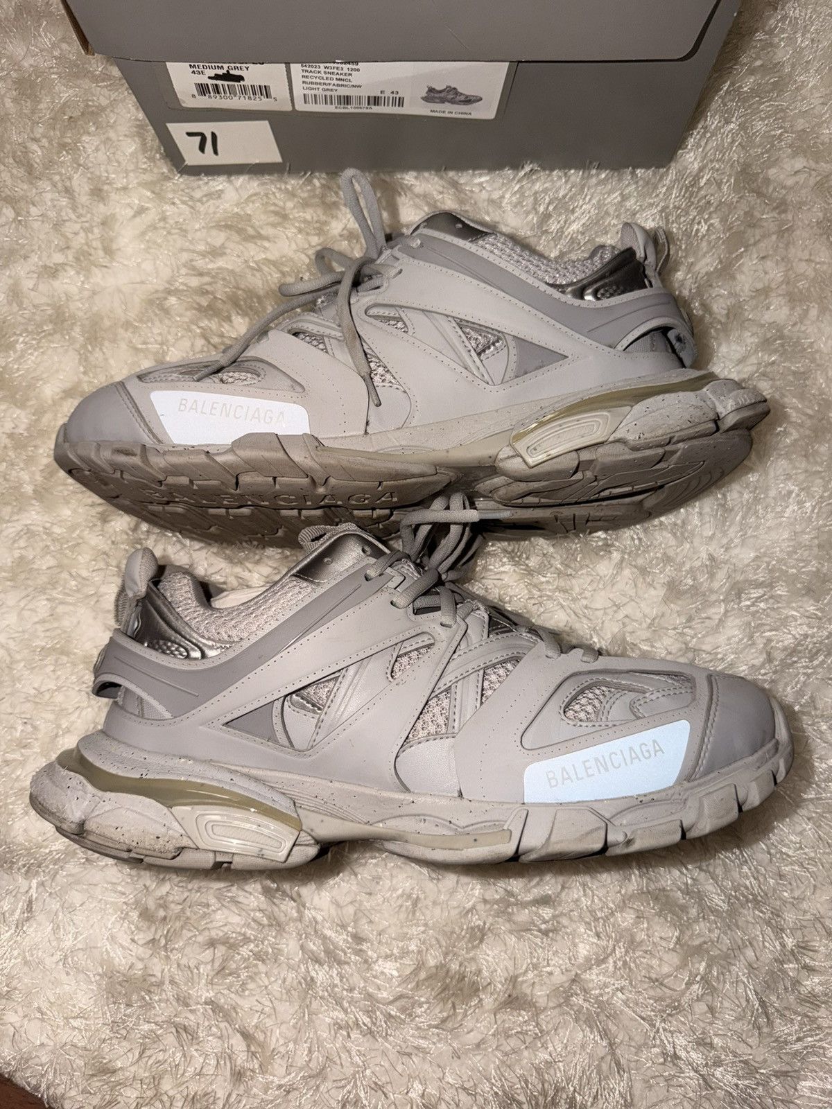 Balenciaga Balenciaga Track ‘Triple Grey’ Size US 10 / EU 43 - 2 Thumbnail