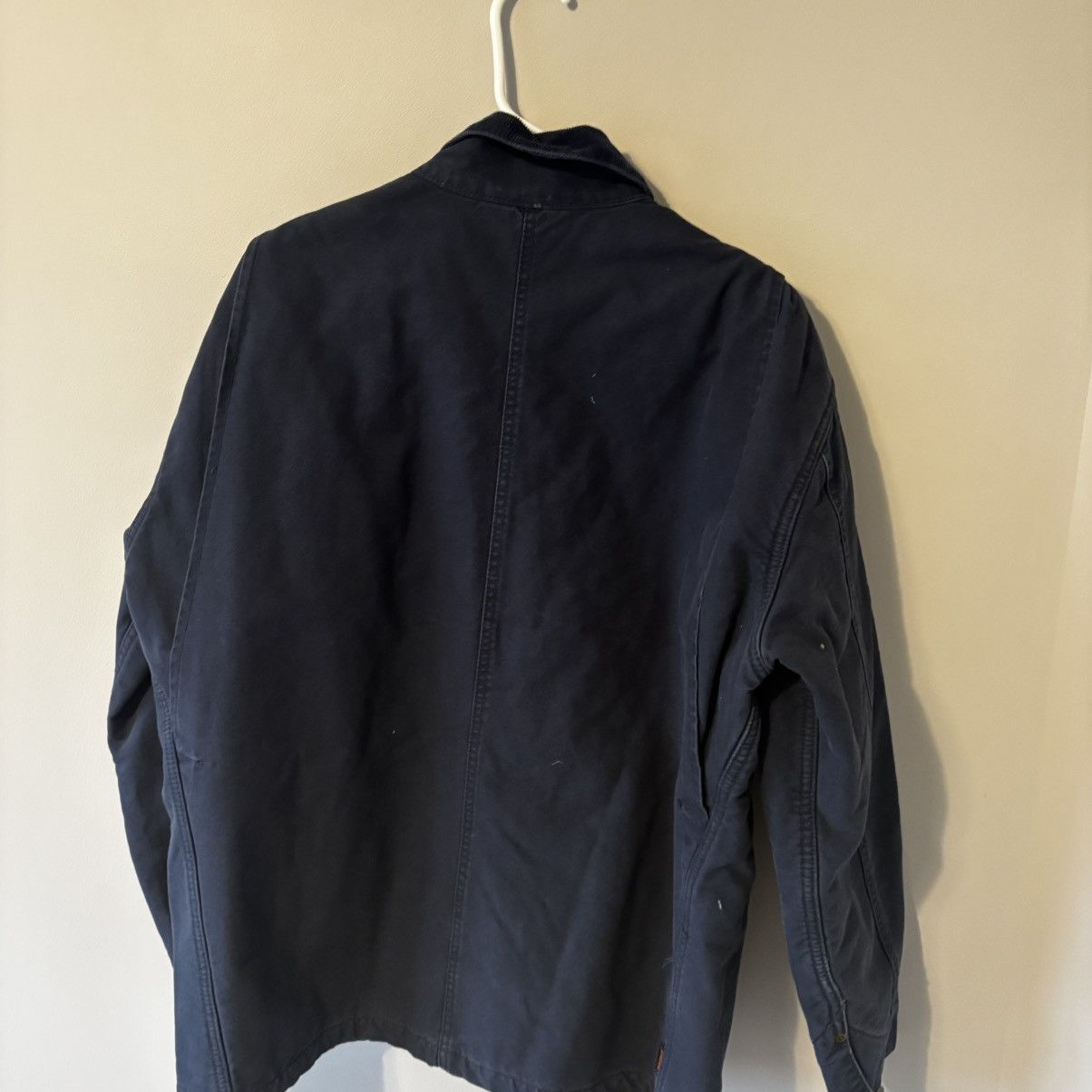 Vintage Builtrite Navy Carhartt Style Blanket Lined Chore Jacket Size US M / EU 48-50 / 2 - 4 Thumbnail