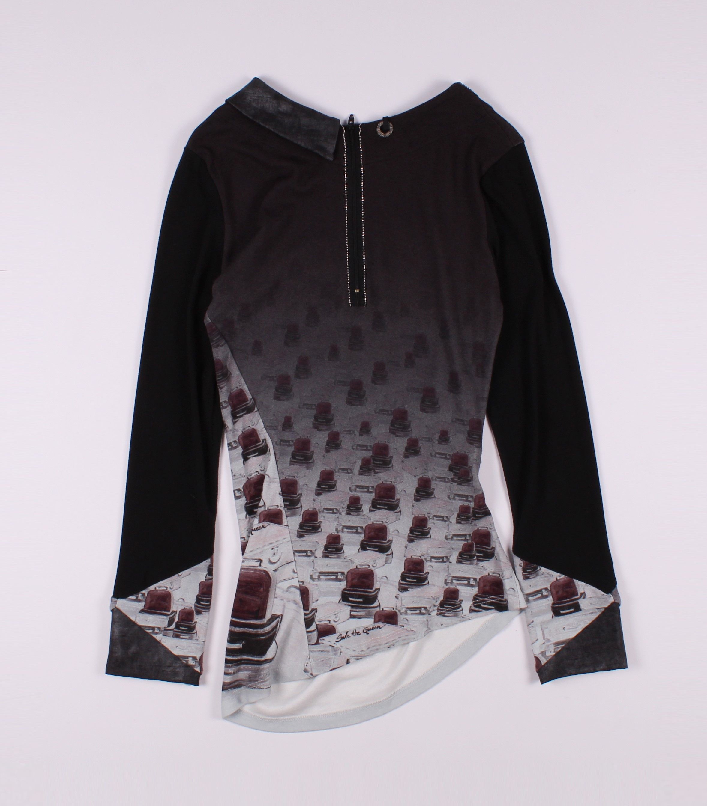Vintage Vintage Save the Queen Y2K Grunge Long Sleeve Top Jump Size S / US 4 / IT 40 - 11 Thumbnail