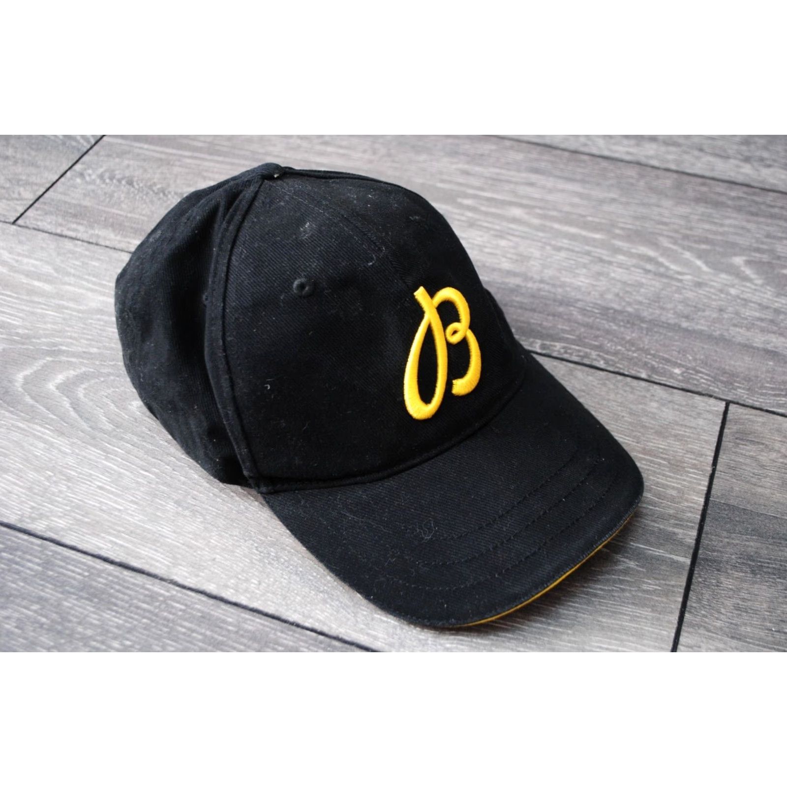 Breitling Breitling Hat Cap Mens Black Cotton 100% New STYLE LOGO GOLD LOGO Cap Size ONE SIZE - 2 Thumbnail