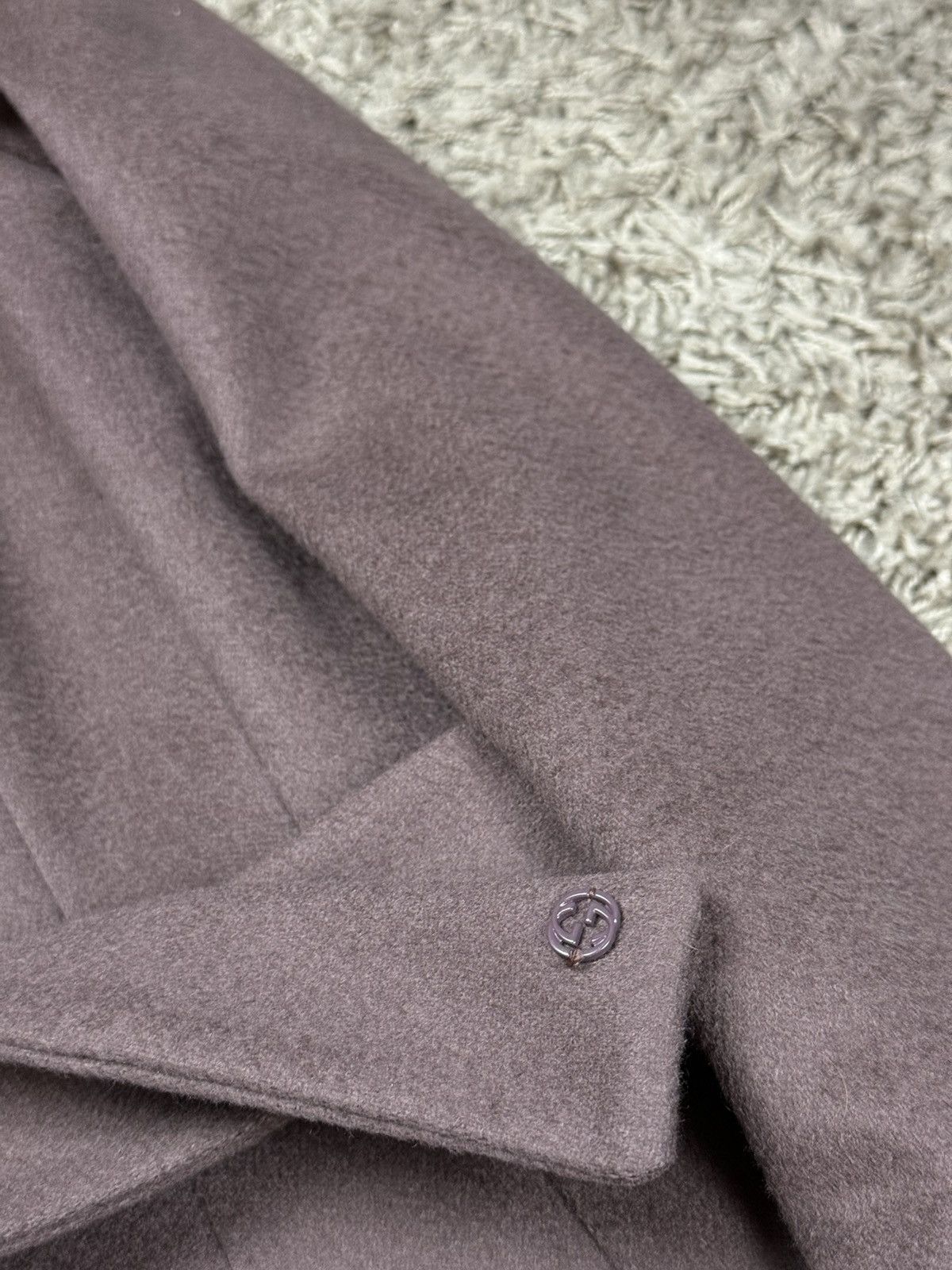 Gucci Wool trench coat Gucci original luxury streetwear item Size S / US 4 / IT 40 - 3 Thumbnail
