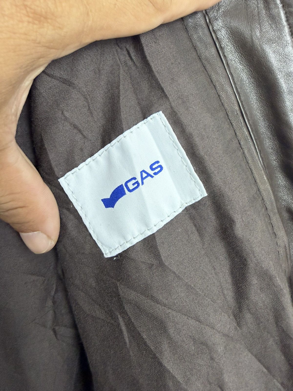 GAS GAS Italy “Vera Pelle” Premium Leather Bomber Jacket Size US L / EU 52-54 / 3 - 9 Thumbnail