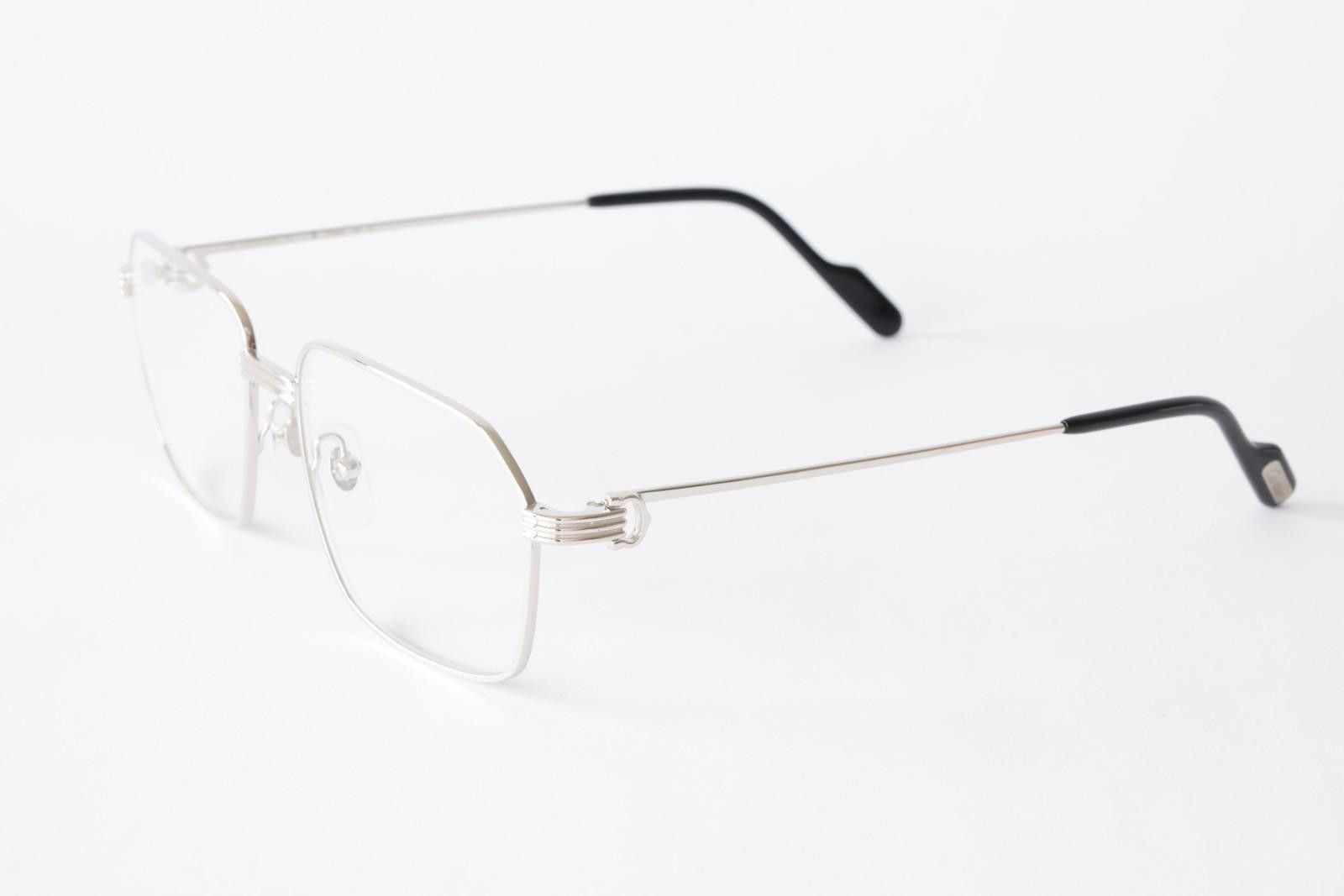 Cartier New Cartier eyewear optical eyeglasses CT0445O 004 silver Size ONE SIZE - 1 Thumbnail