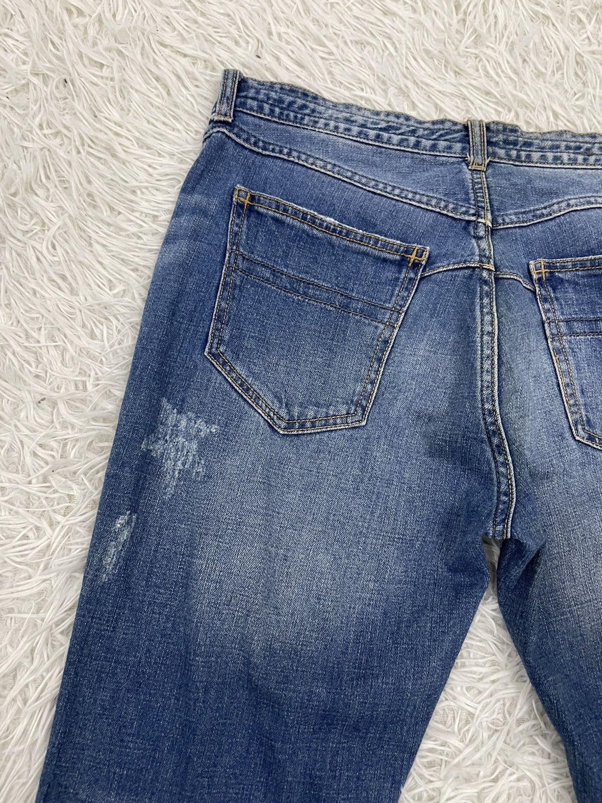 Number (N)ine Distress Number Nine Music Note Jeans Pant Size US 32 / EU 48 - 8 Thumbnail