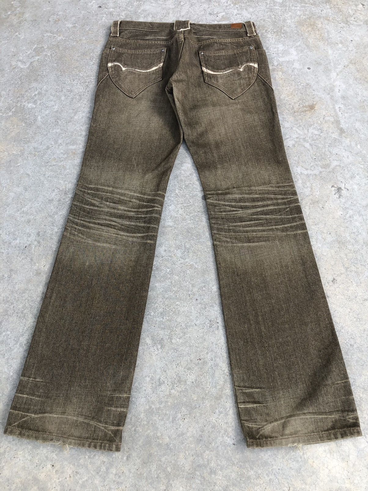 Nicole Club Japanese Nicole Club Flared Jeans Distressed Jeans Size US 32 / EU 48 - 2 Thumbnail