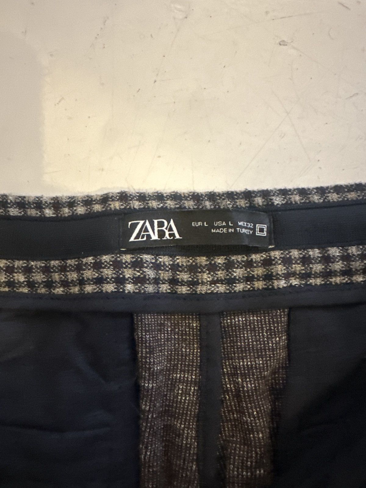 Zara Plaid Zara Joggers Size US 32 / EU 48 - 3 Thumbnail