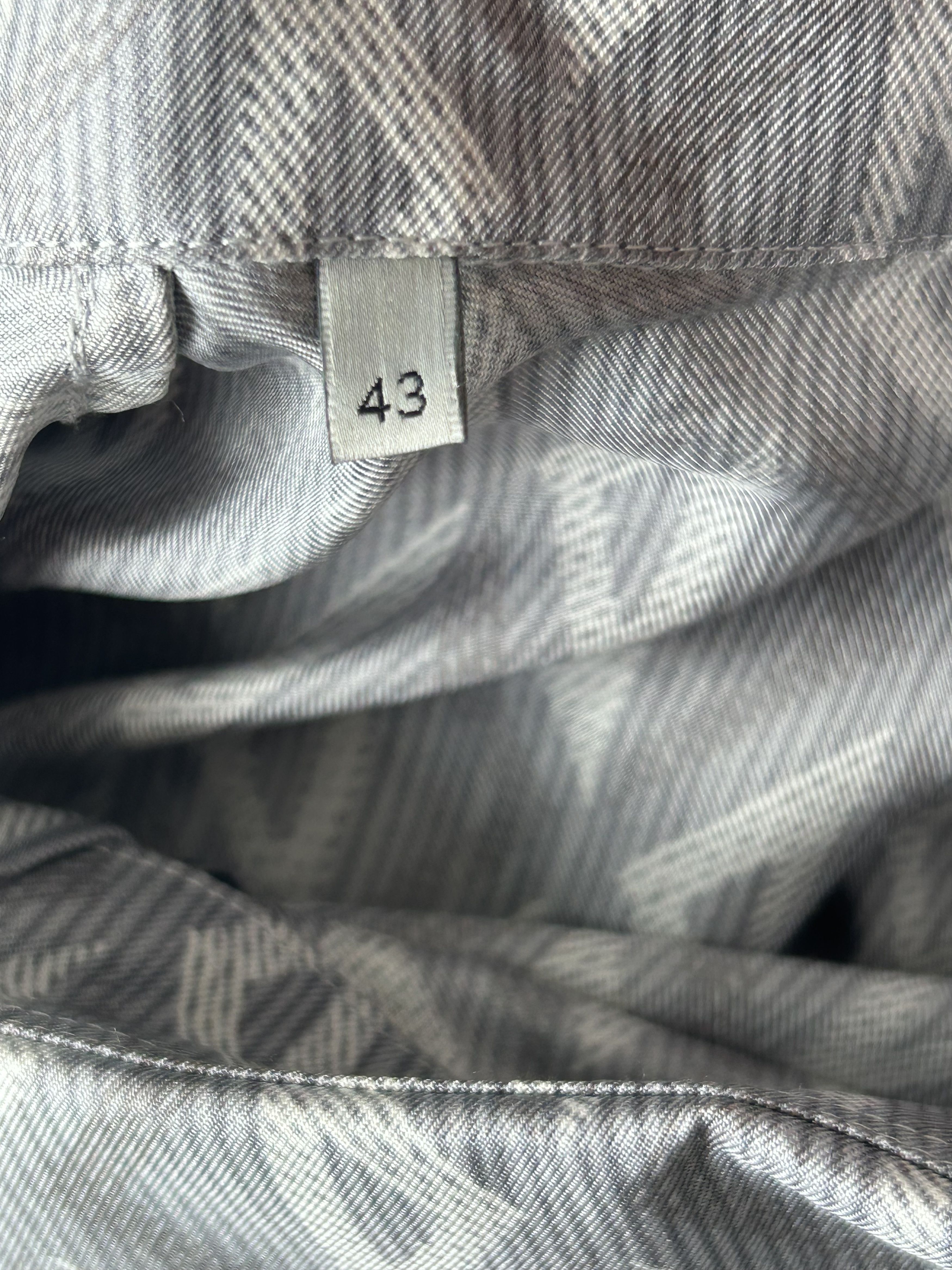 Dior Dior Grey CD Diamond Silk Button Up Shirt Size US XXL / EU 58 / 5 - 4 Thumbnail
