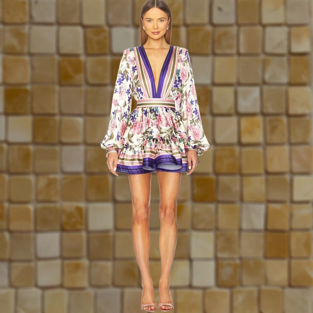 bronx and banco eva midi dress in fuchsia Bronx and Banco Eva Midi Dress Floral Pink Fuchsia