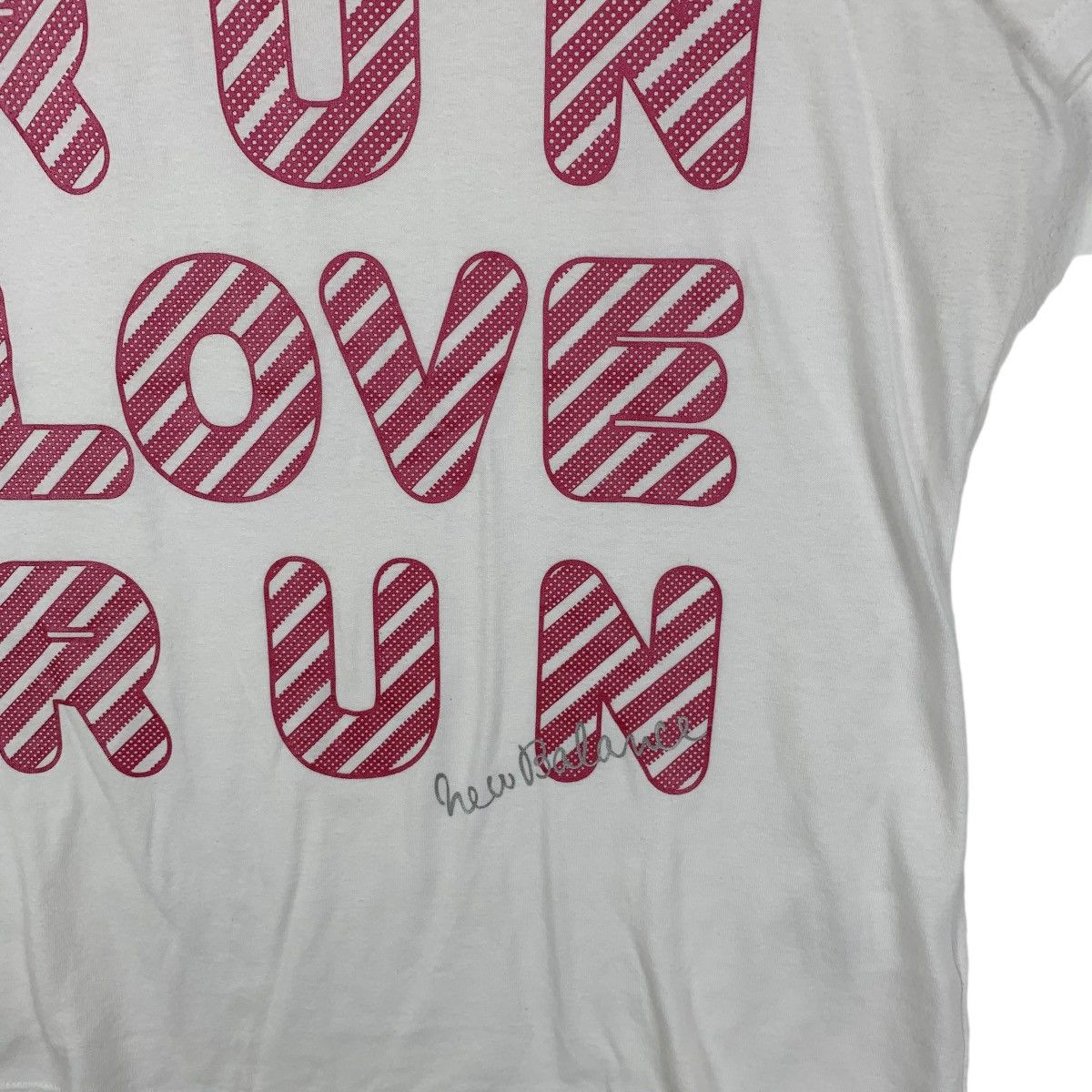 New Balance NEW BALANCE x JASPO Run Love Run Tee Shirt Top Slim Fit Size S / US 4 / IT 40 - 6 Thumbnail