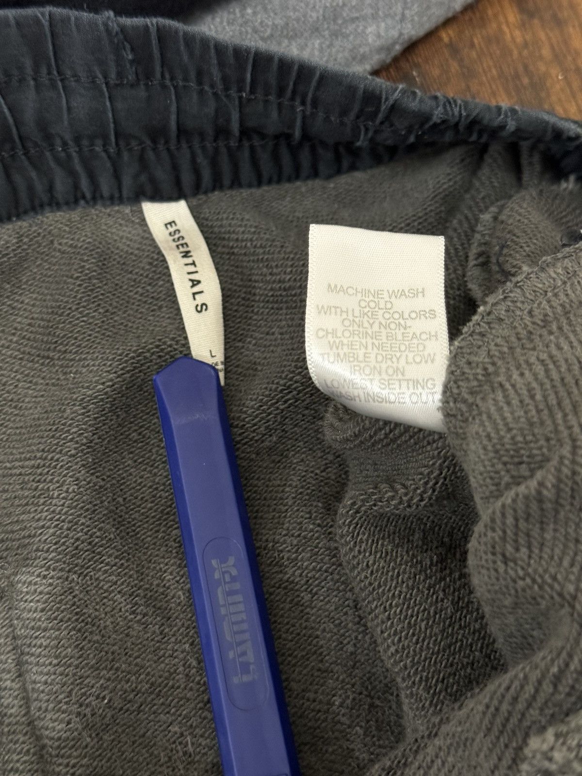 Fear of God 🔥FOG Fear of God Essentials Drawstring Pants Raven SZ Large Size US 36 / EU 52 - 14 Thumbnail