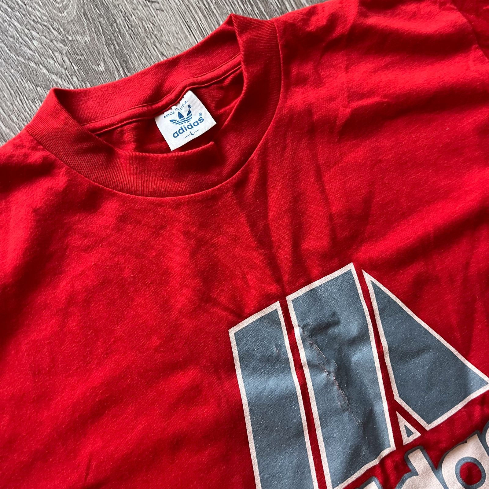 Adidas Rare Archive 80s Adidas T Shirt Single Stitch NWT Mens Large Size US L / EU 52-54 / 3 - 5 Thumbnail