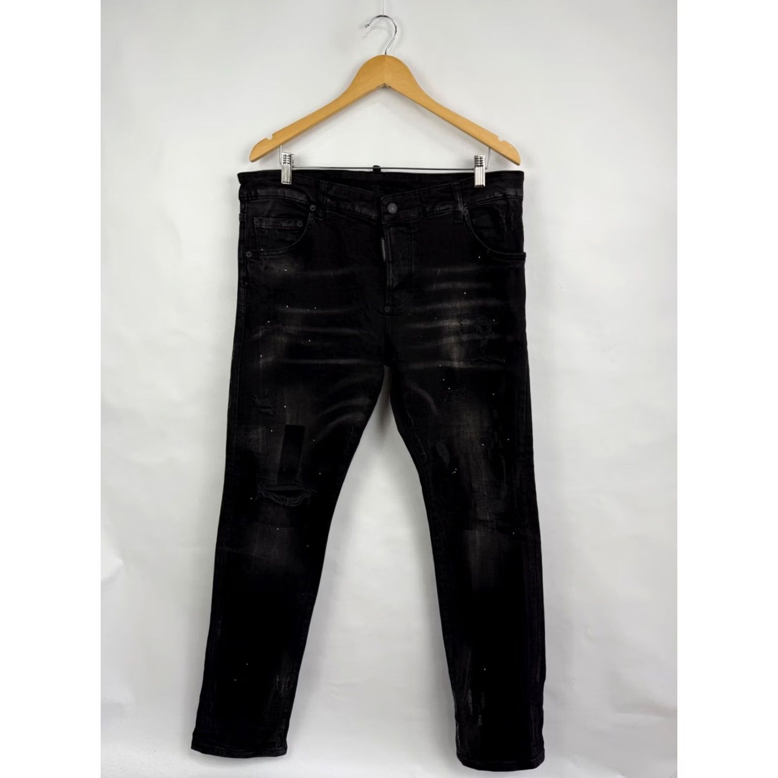 Dsquared2 Dsquared2 Jeans Main Dsquared2 Jeans Slim Regular 52 Black Men retro Y2K Made in Italy 1990s 2000s Mens Size US 36 / EU 52 - 3 Thumbnail
