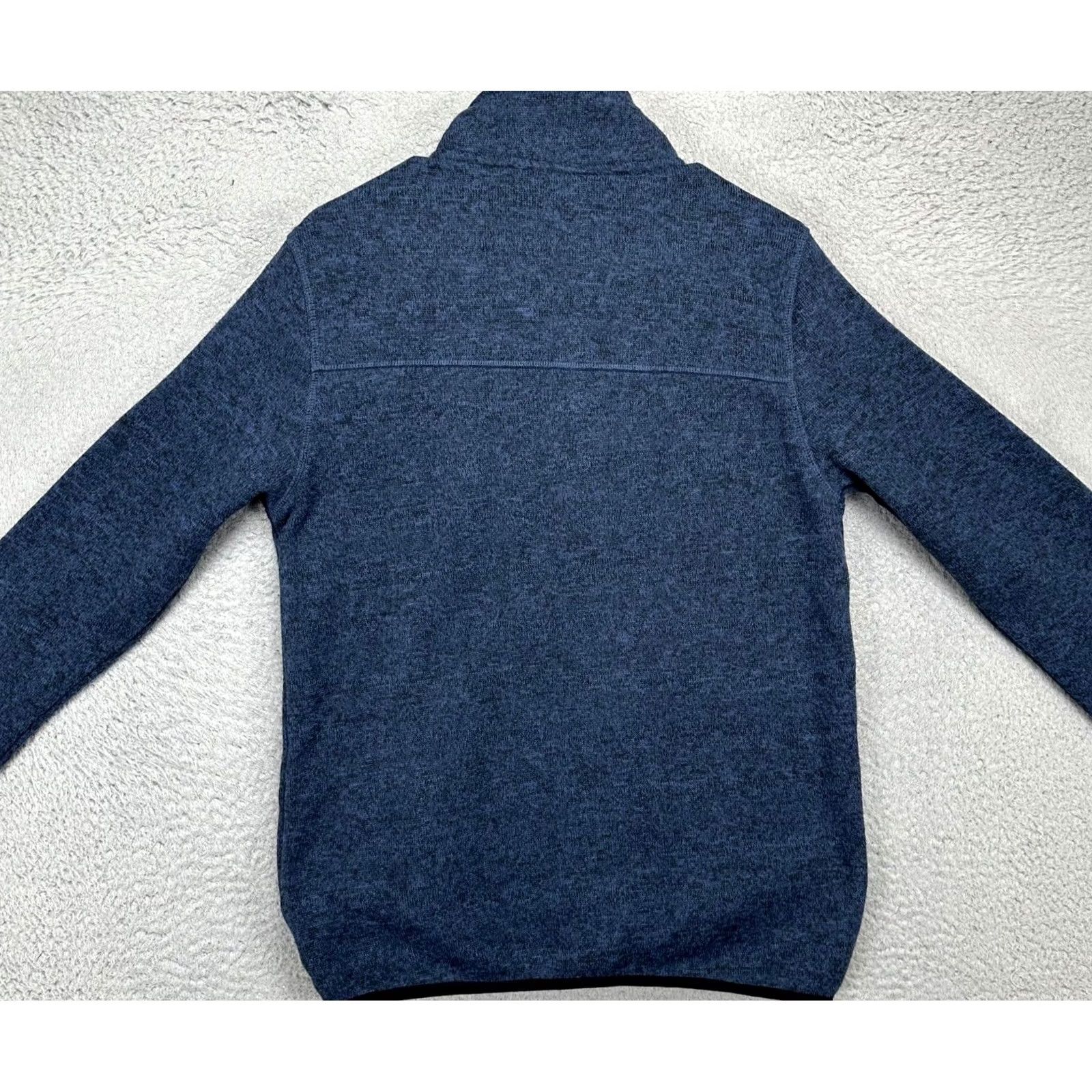 Eddie Bauer Eddie Bauer Sweater Mens Small Navy Fleece Quarter Zip Pullover Classic Fit NEW Size US S / EU 44-46 / 1 - 3 Thumbnail