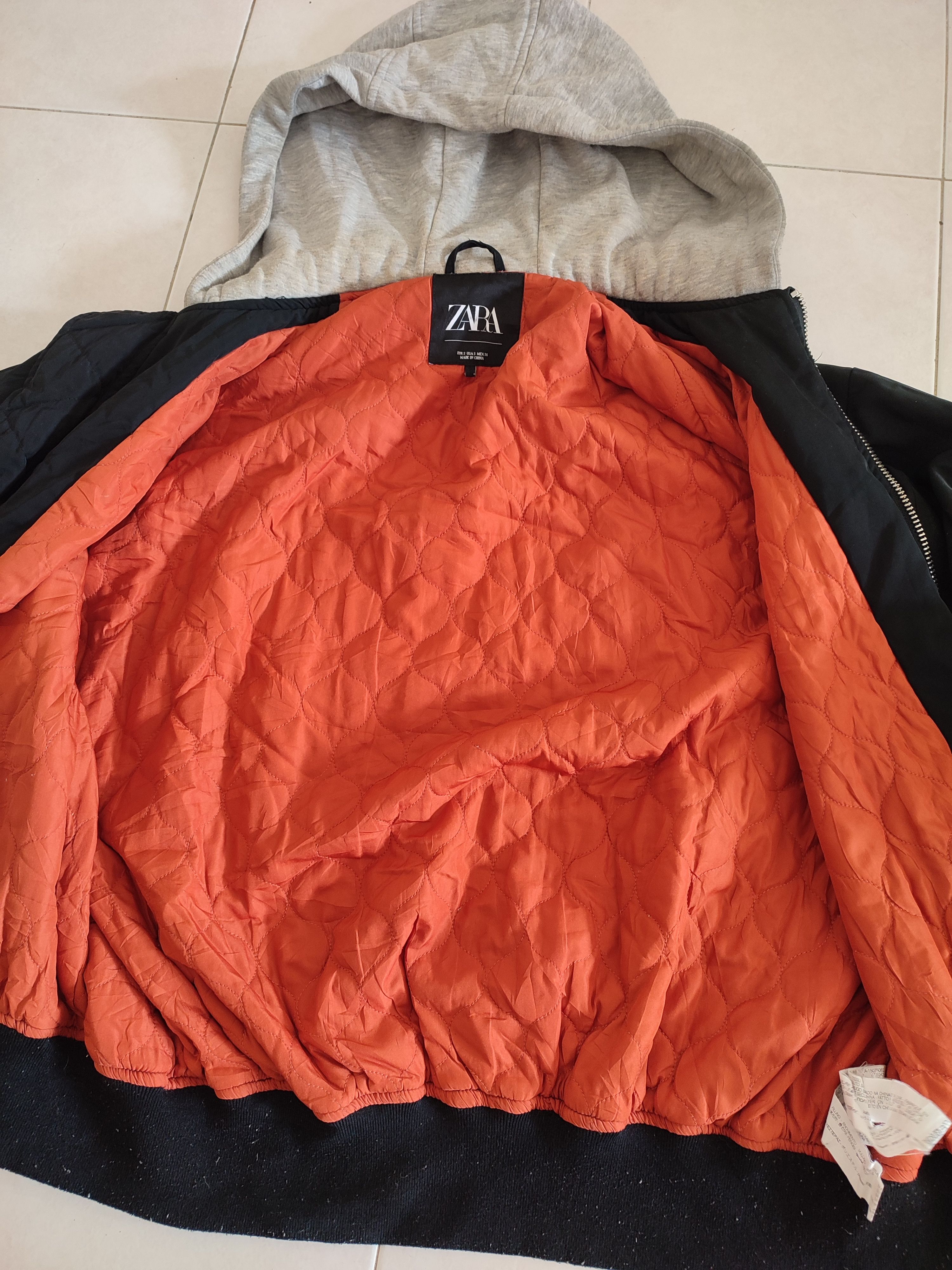 Zara 💥 Super Black 💥 Rare Zara Bomber Jackets Size US L / EU 52-54 / 3 - 9 Thumbnail