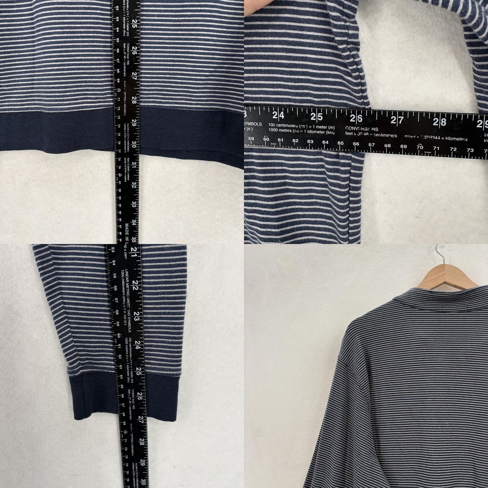 Vintage Tasc Performance Pullover Mens 2XL Blue Stripe 1/4 Zip Mock Neck Stretch Bamboo Shirt Adults Mens Clothing Activewear Size US XXL / EU 58 / 5 - 8 Thumbnail