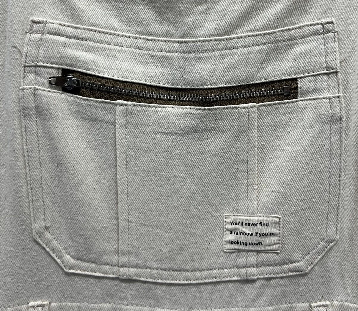 Japanese Brand YOU’LL NEVER FIND A RAINBOW IF YOU’RE LOOKING DOWN OVERALL Size US 34 / EU 50 - 6 Thumbnail