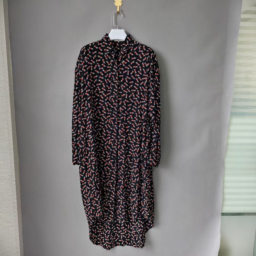 Givenchy Givenchy Black Love Print Dress Size XXS / US 00 / IT 34 - 1 Thumbnail