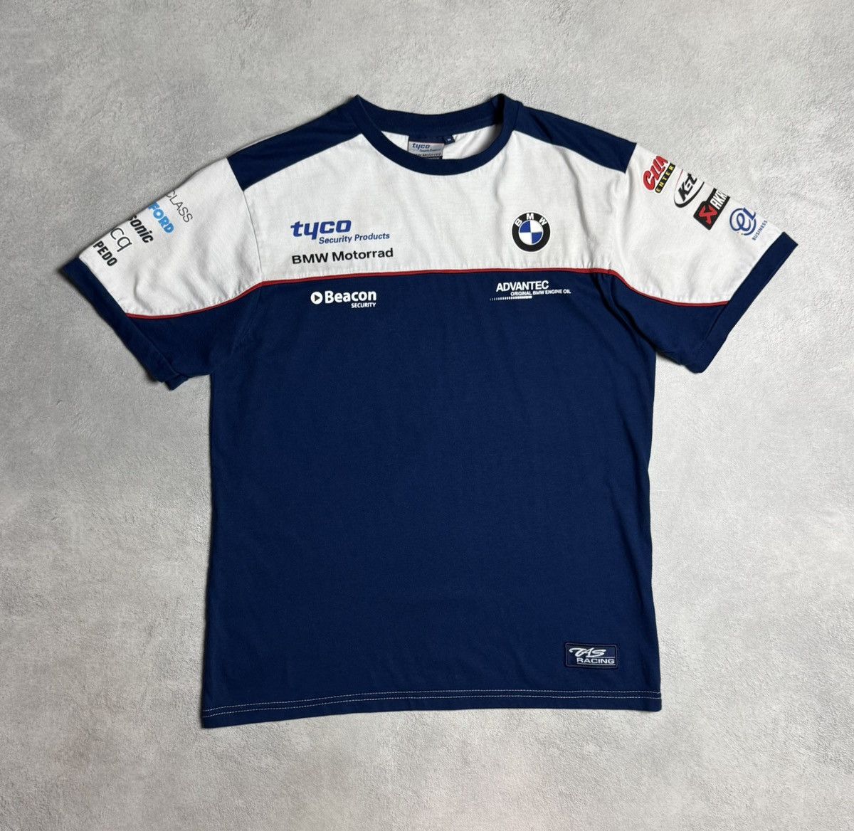 BMW BMW Tyco Motorrad Racing Team Cotton T-Shirt Big Logo Size US M / EU 48-50 / 2 - 1 Thumbnail