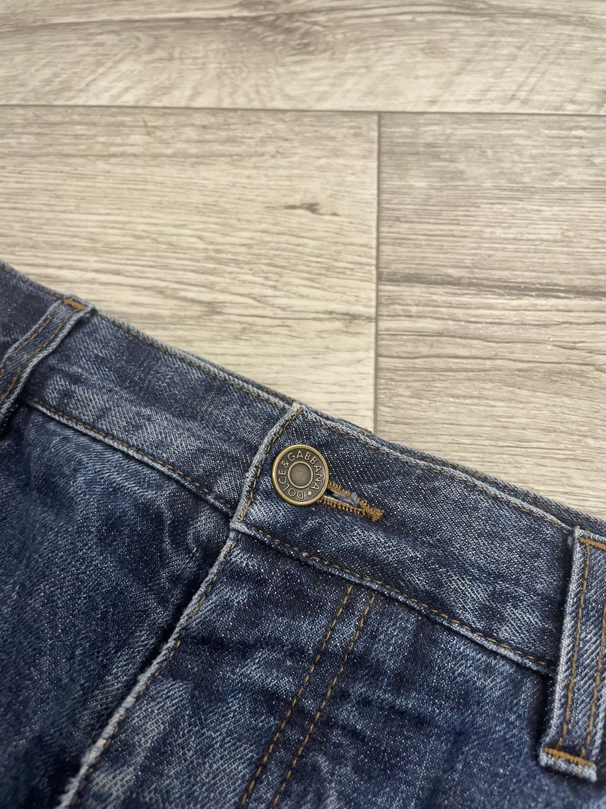 Dolce & Gabbana 54 archive 90s jeans pants dg dolce gabbana distress big die Size US 38 / EU 54 - 7 Thumbnail