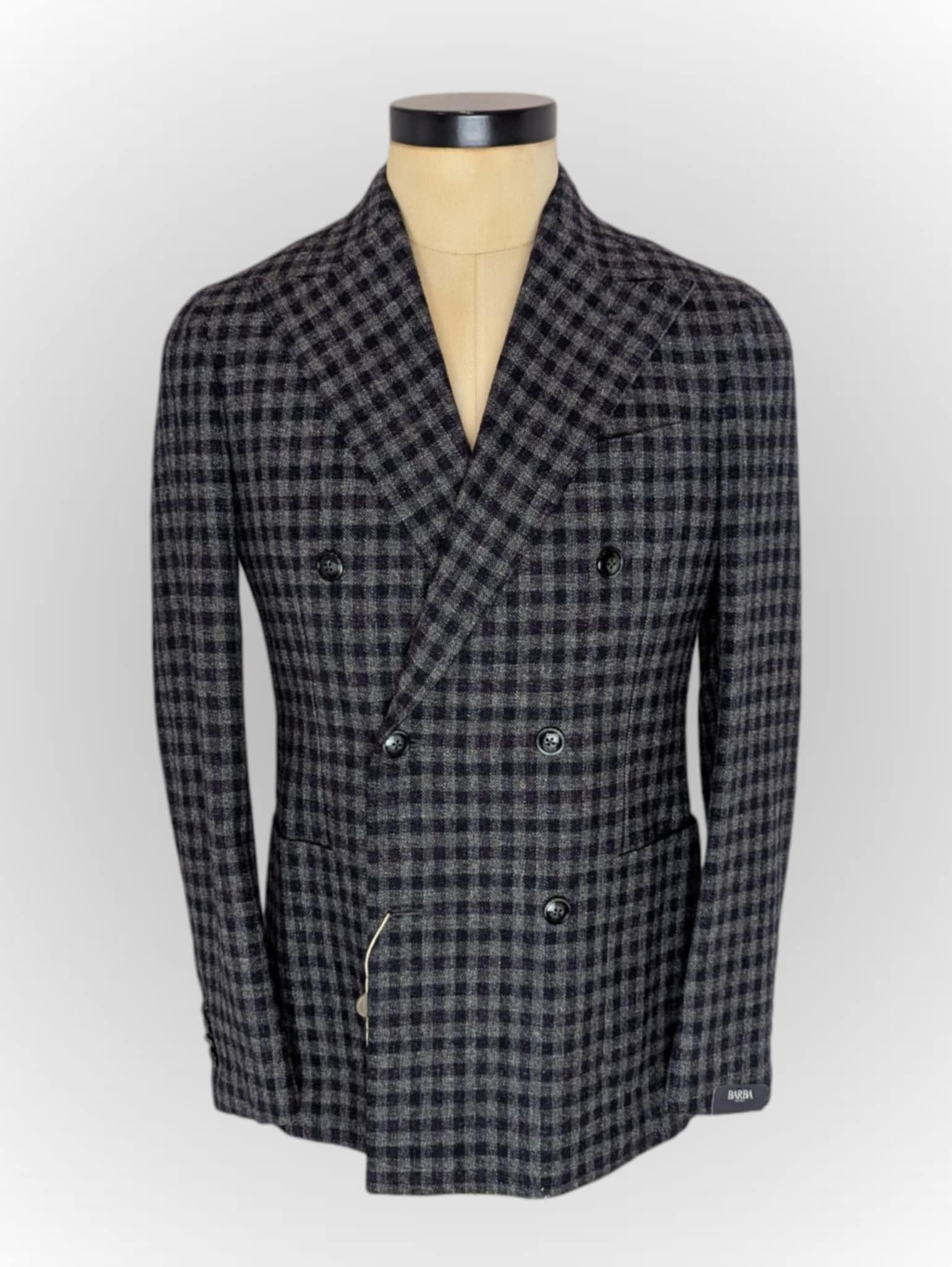 Barba Napoli Double-breasted Barba Napoli Italian wool kiton brioni Size 48R - 1 Thumbnail