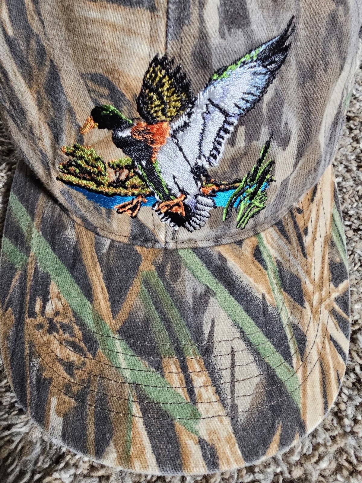Daytona daystone tall grass camo drake Mallard duck hat Size ONE SIZE - 3 Thumbnail