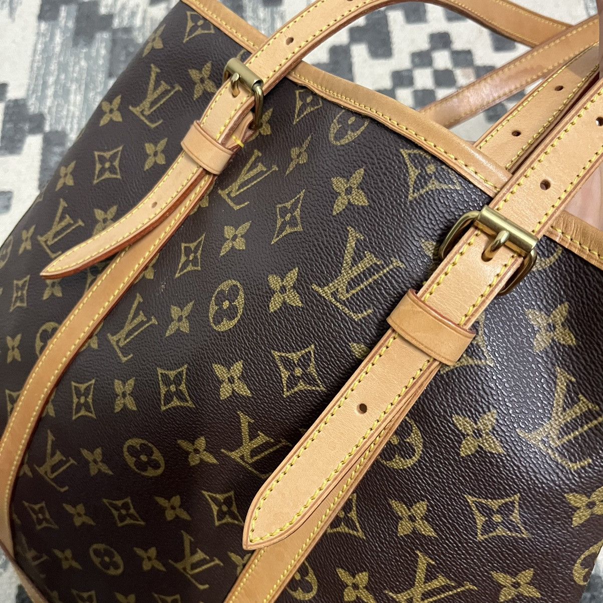 Louis Vuitton Aut. Louis Vuitton Tote Bag Bucket GM Monogram Canvas Trimm Size ONE SIZE - 8 Thumbnail
