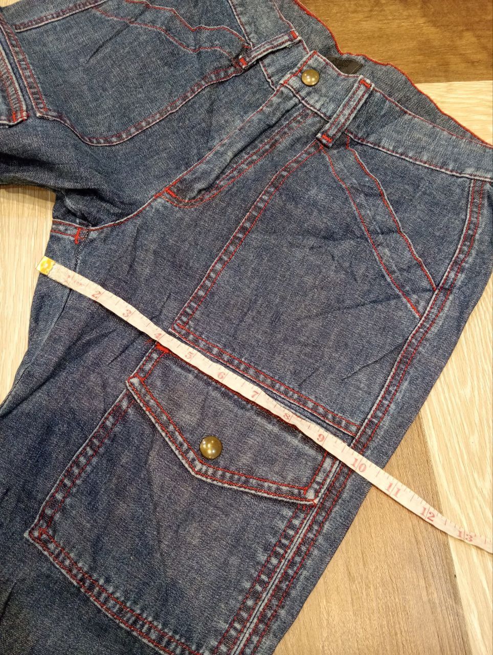Japanese Brand ANNA SUI 6 POCKET DENIM BUSH PANTS - SIZE 2 Size US 29 - 15 Thumbnail