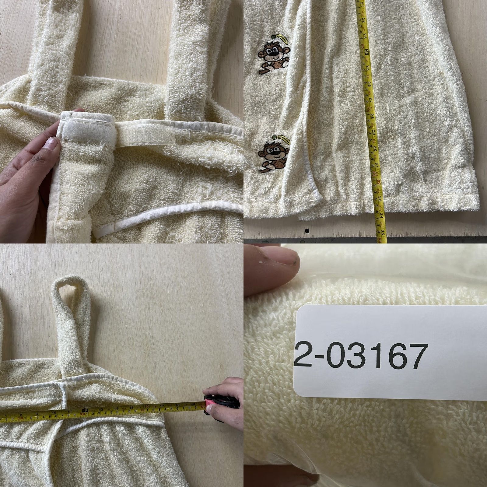 Vintage Y2K Terry Cloth Monkey Embroidered Sleeveless Sundress Cover Up - Women/M Size M / US 6-8 / IT 42-44 - 8 Thumbnail