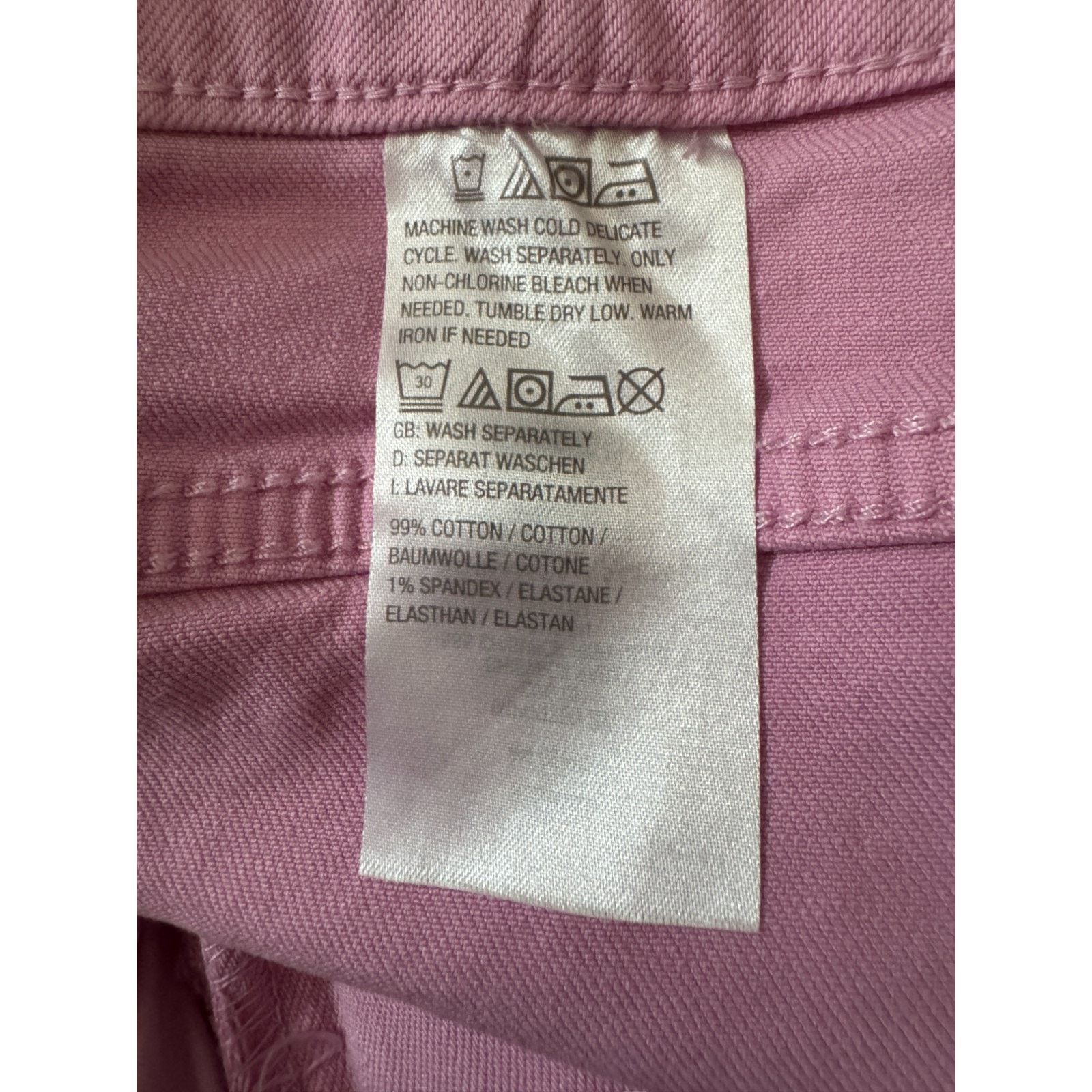 Jason Wu JASON WU Pink Ankle Pants 30WP Stretch Cotton Blend Size 40" / US 18 - 10 Thumbnail