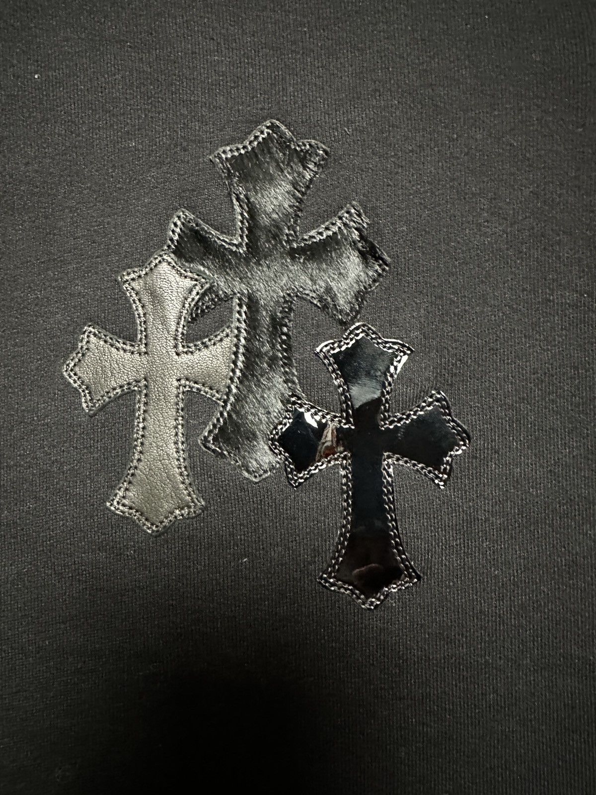 Chrome Hearts Chrome Hearts Flooded Cross Patch Quarter Zip Size US M / EU 48-50 / 2 - 4 Thumbnail