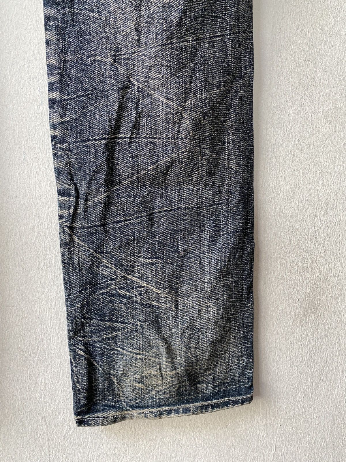 Japanese Brand Japanese Brand Root Three Skulls Design Distressed Denim Size US 32 / EU 48 - 10 Thumbnail