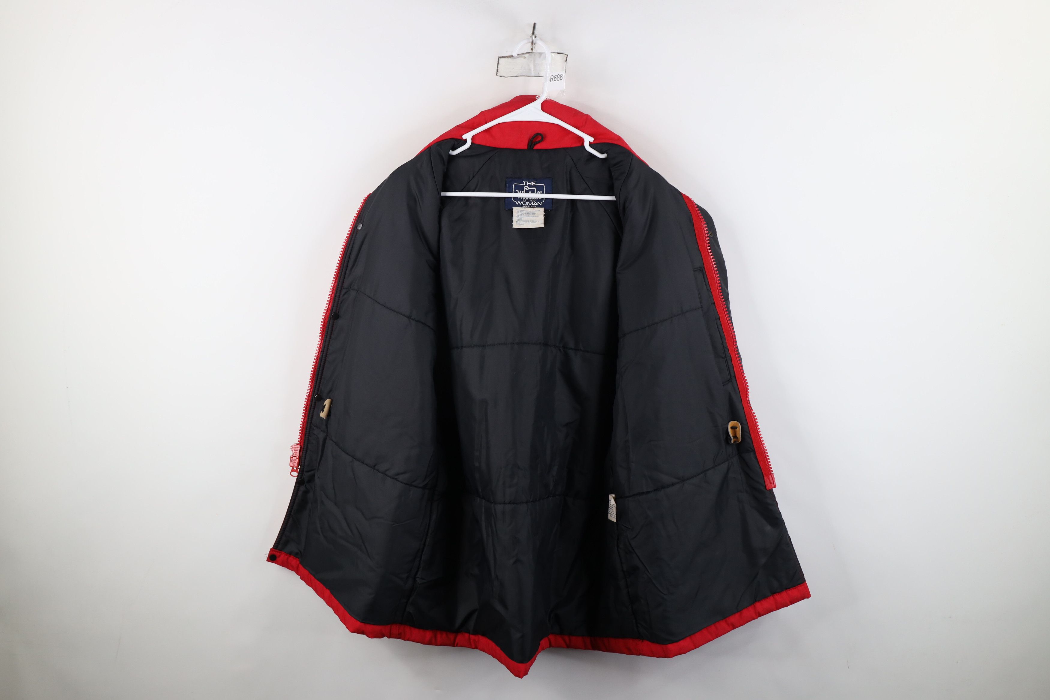 Woolrich Woolen Mills Vintage 90s Woolrich Distressed Quilted Parka Jacket Red USA Size L / US 10 / IT 46 - 11 Thumbnail