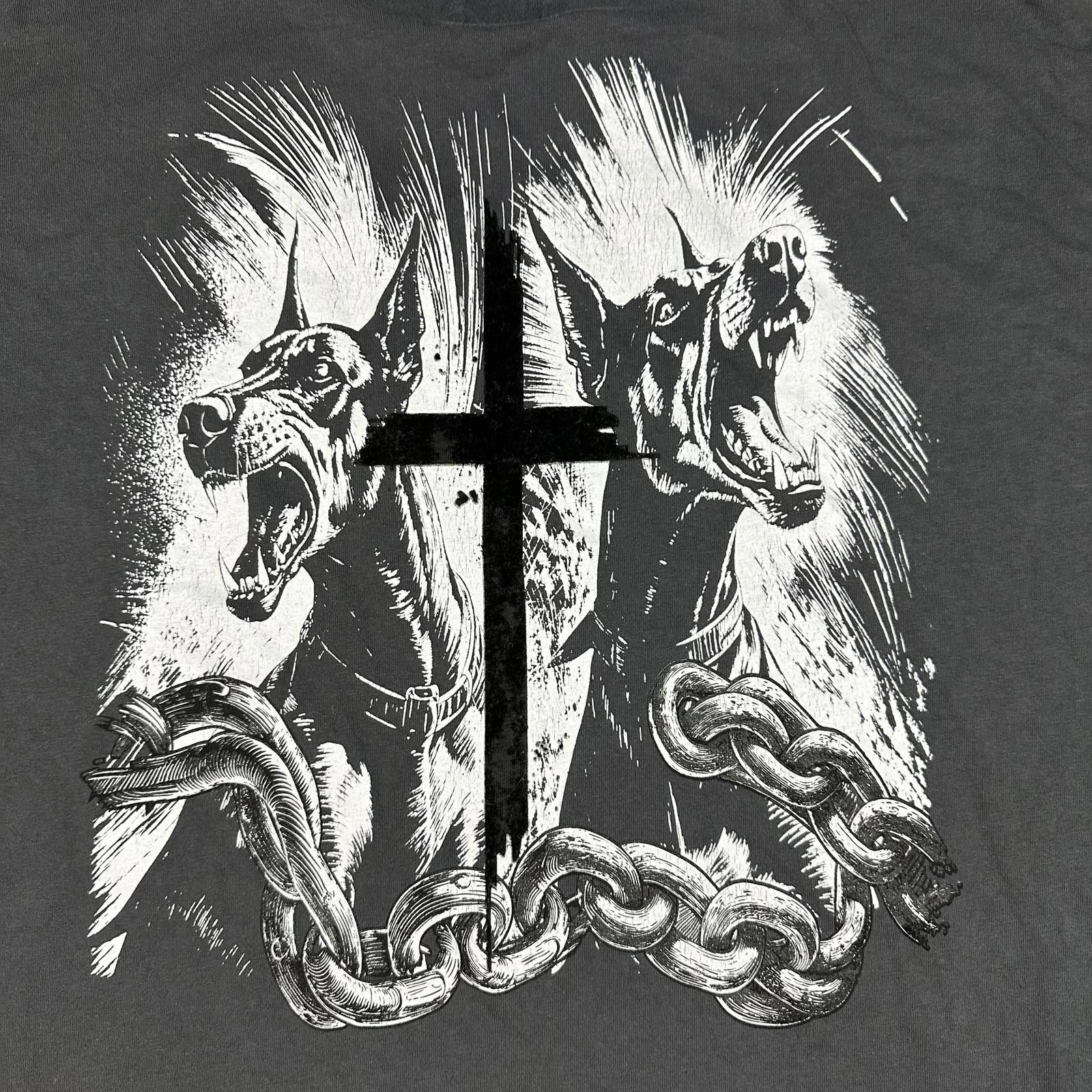 Other Saint Mens Long Sleeve T-Shirt Large Gray Graphic Print Size US XL / EU 56 / 4 - 3 Thumbnail