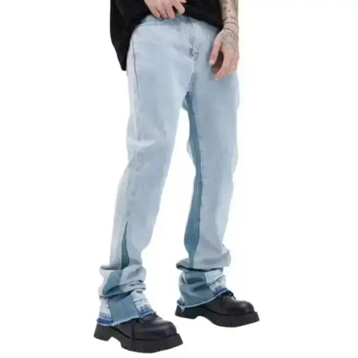 Japanese Brand Blue Stacked Denim Jeans Size US 30 / EU 46 - 1 Thumbnail